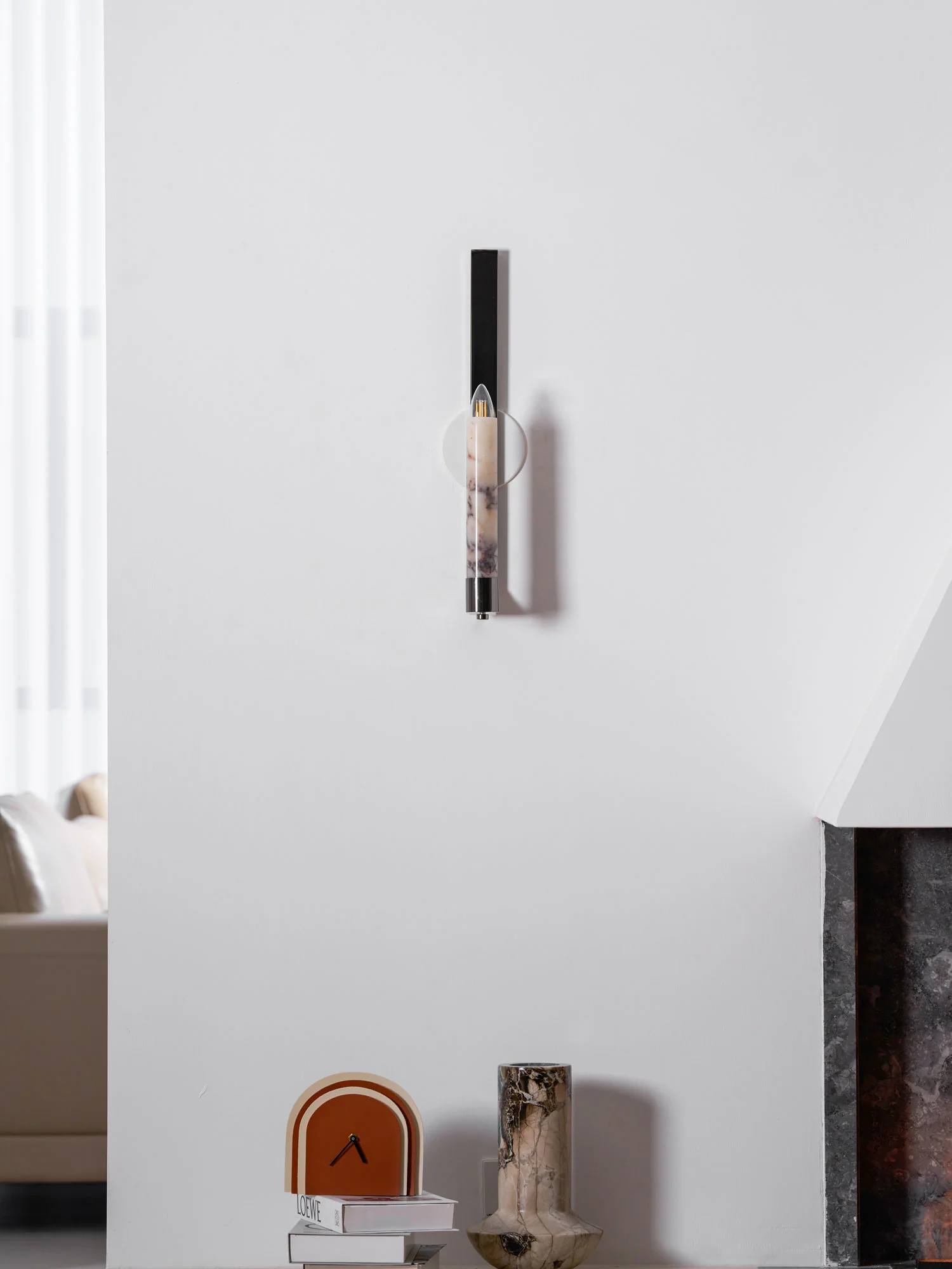 Lumivolt Alabaster Wall Sconce - Image 7