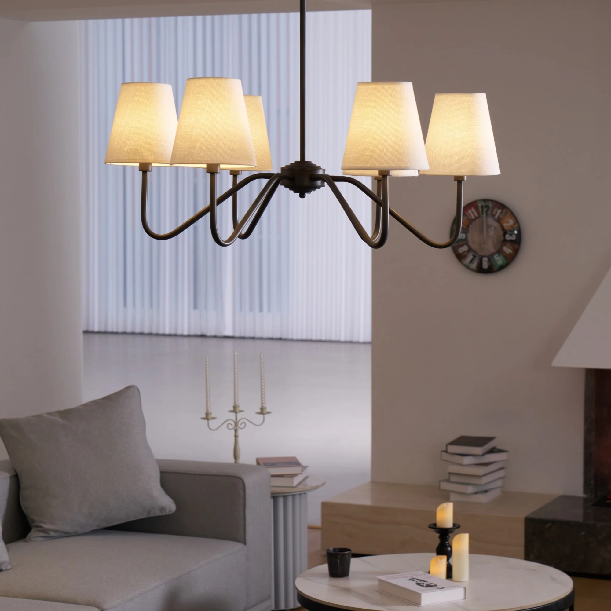 Lumos Black Chandelier - Image 16