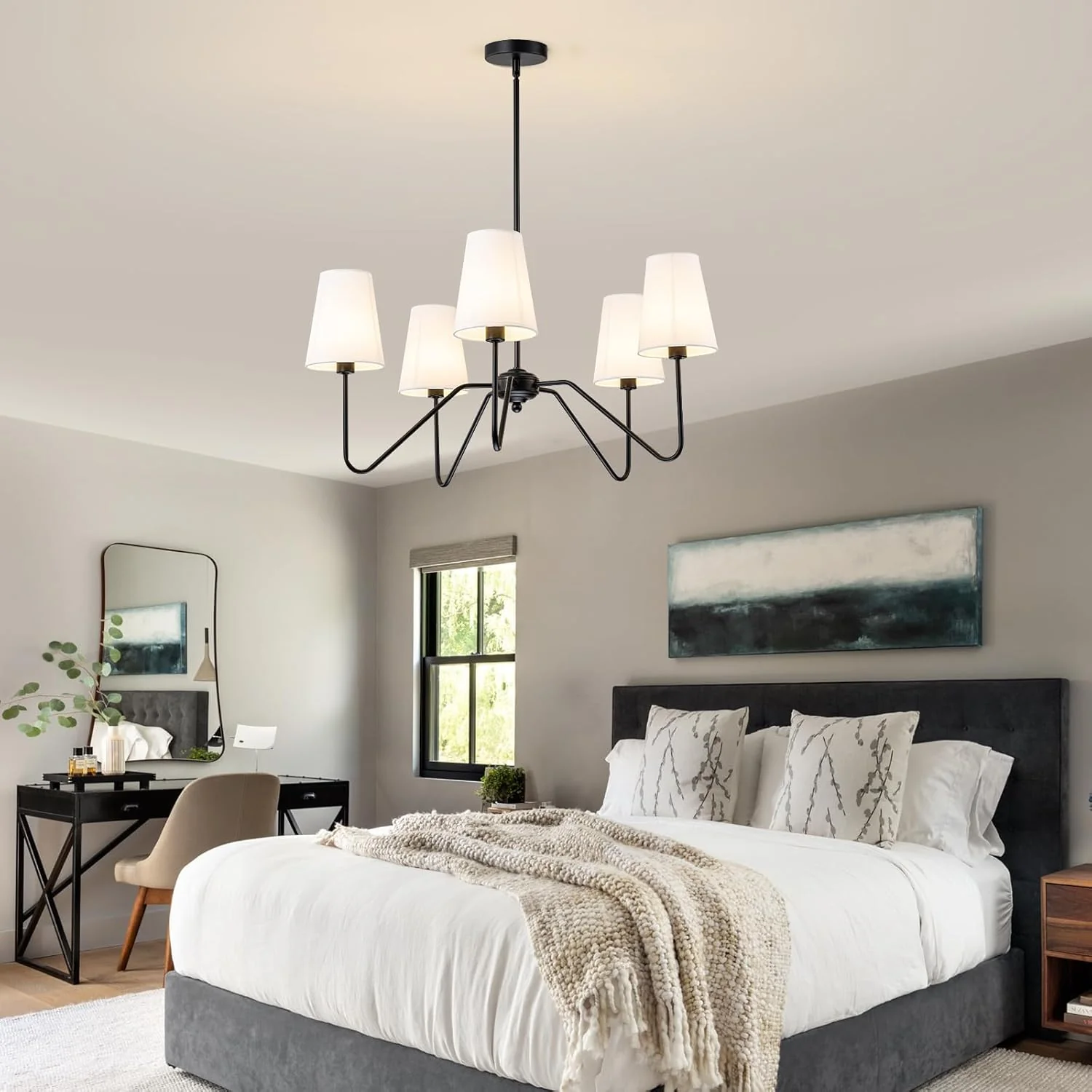 Lumos Black Chandelier - Image 3
