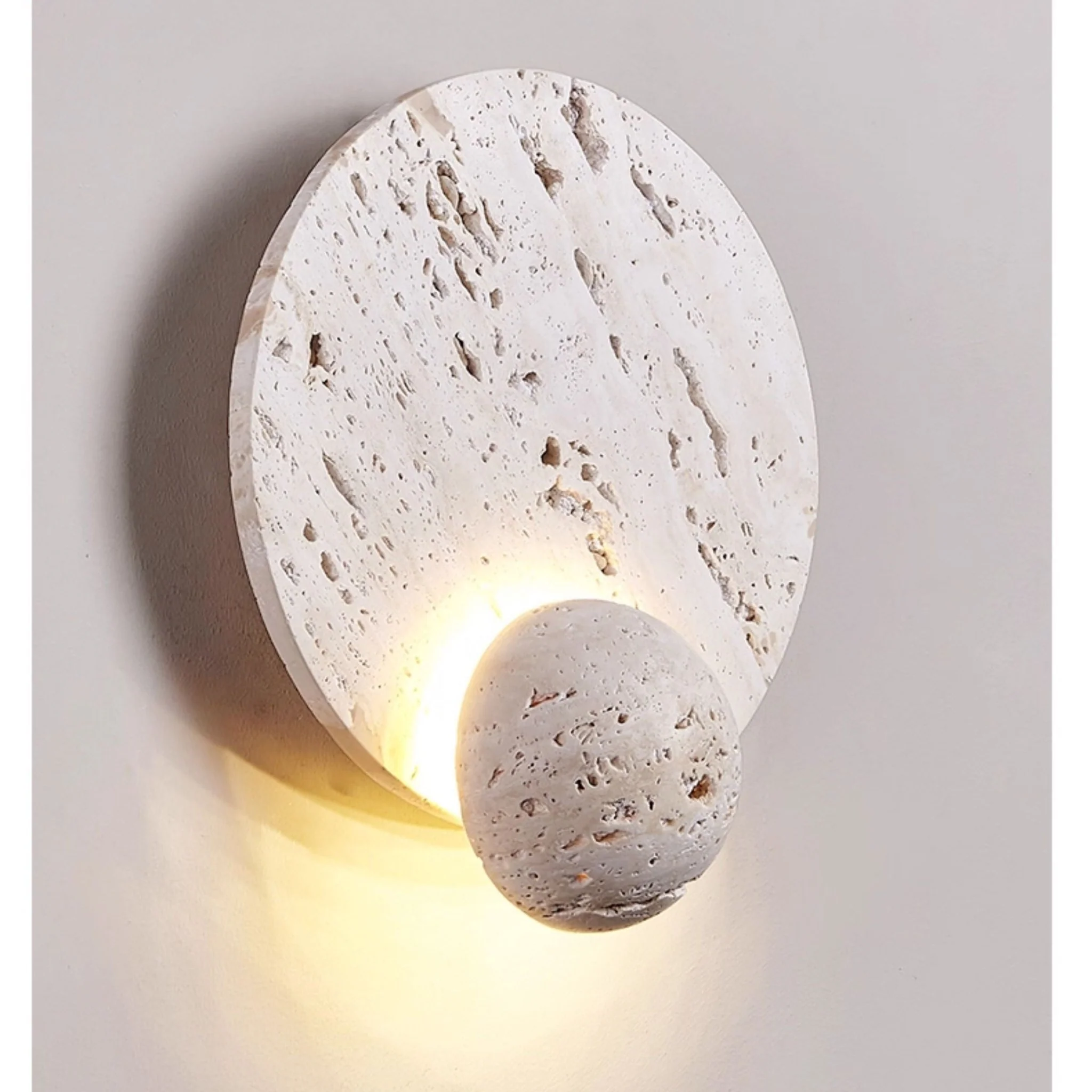 Luna Travertine Sconce - Image 7