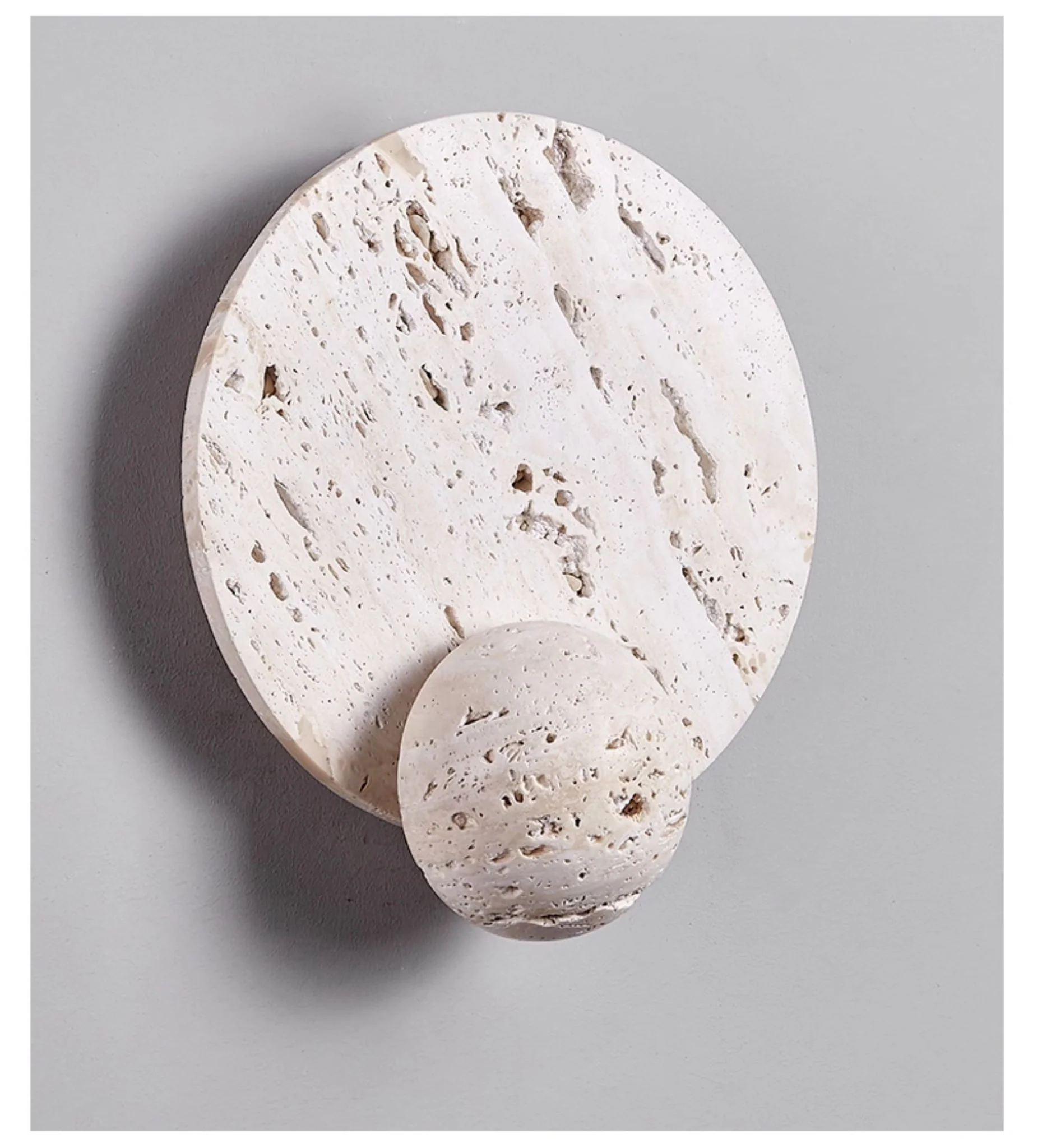Luna Travertine Sconce - Image 9