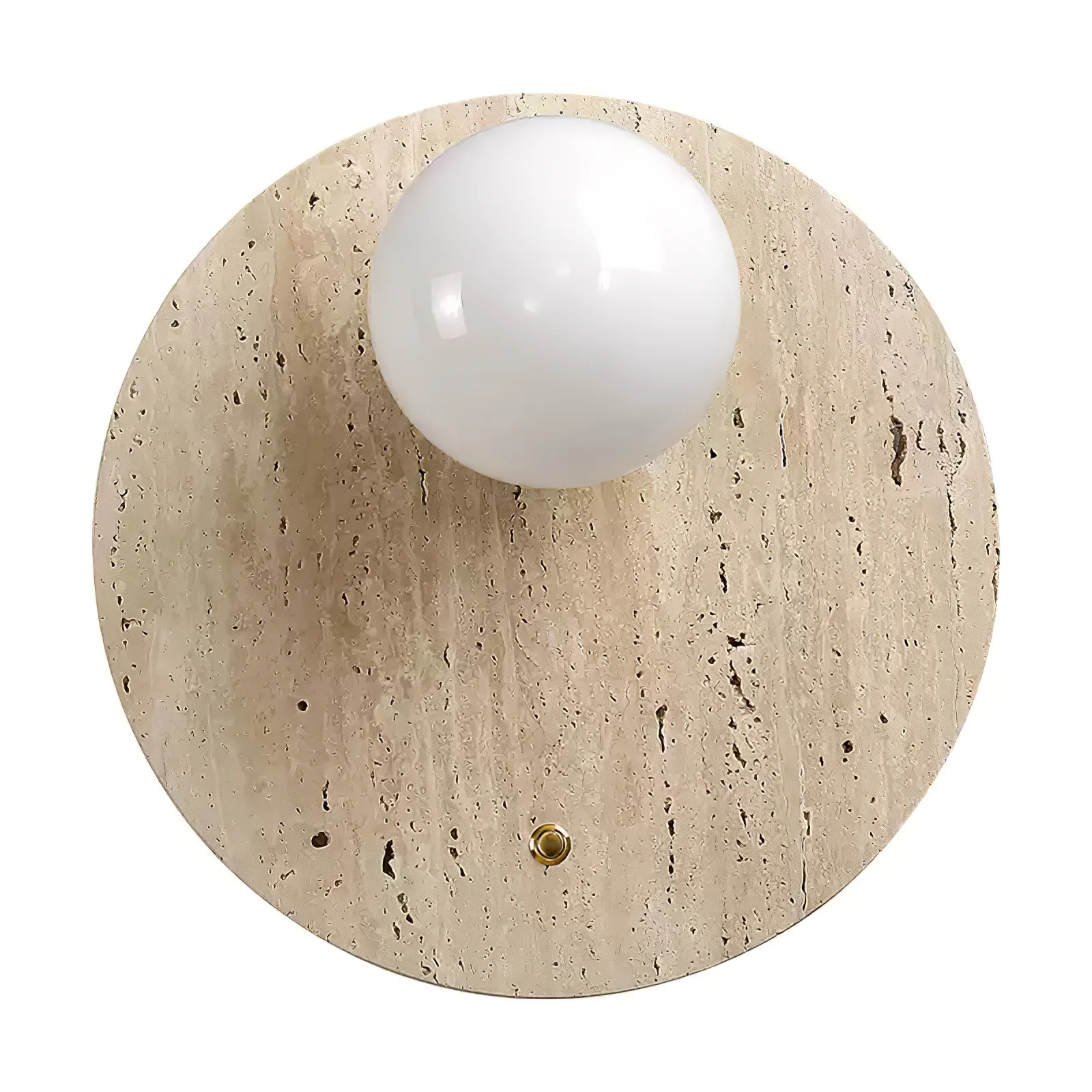 Luna Travertine Wall Sconce - Image 12