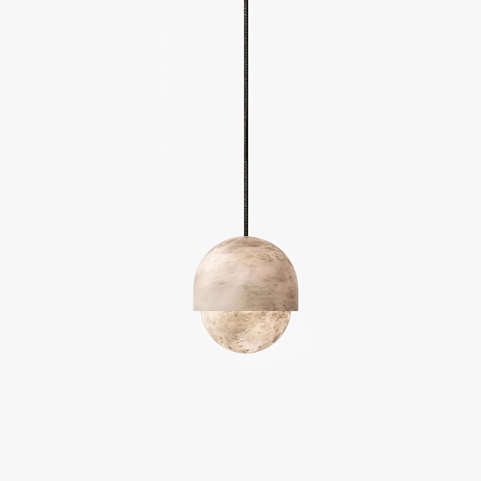 Lunar Dome Alabaster Pendant Light - Image 18
