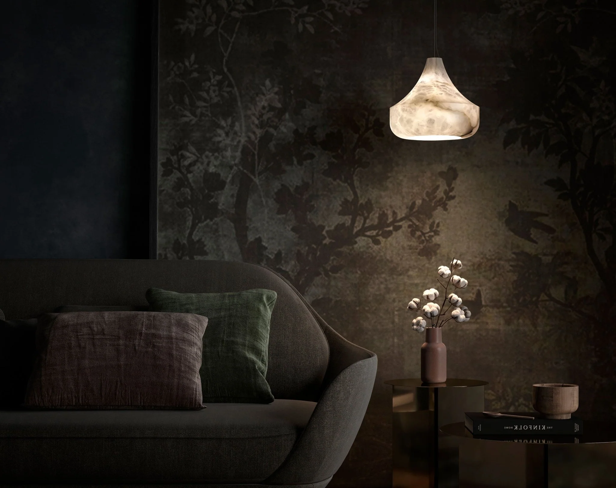 Alabaster Veil Pendant Light - Image 16