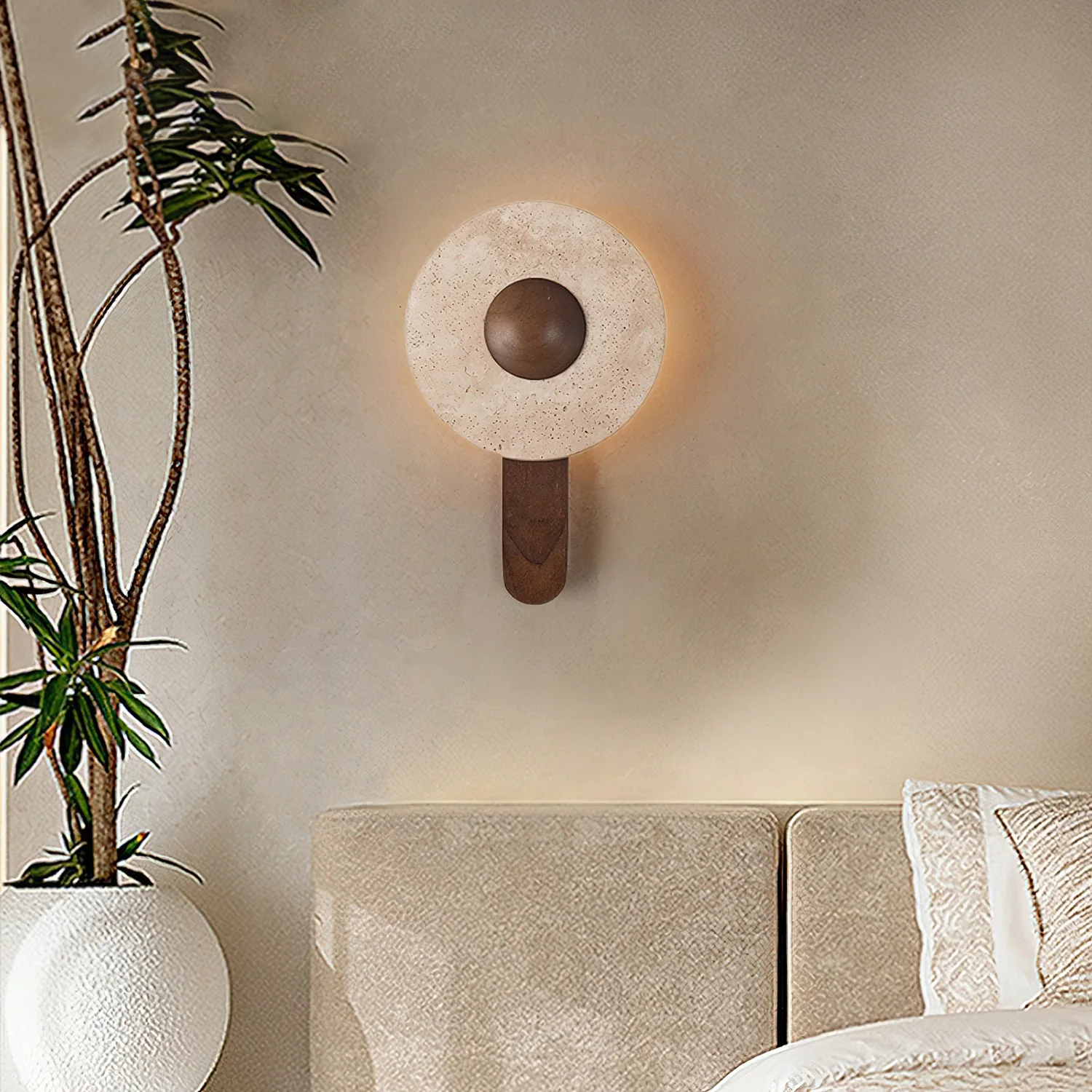 Lunar Wood Wall Lamp - Image 5