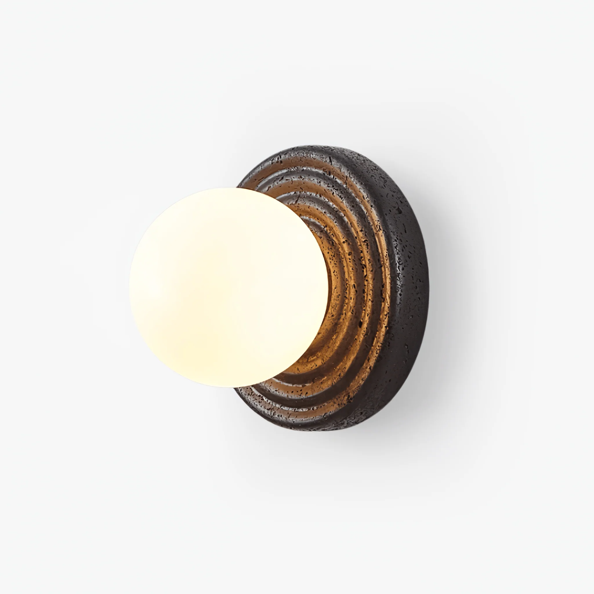 Lunara Travertine Wall Sconce