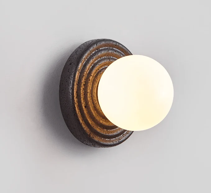 Lunara Travertine Wall Sconce - Image 15