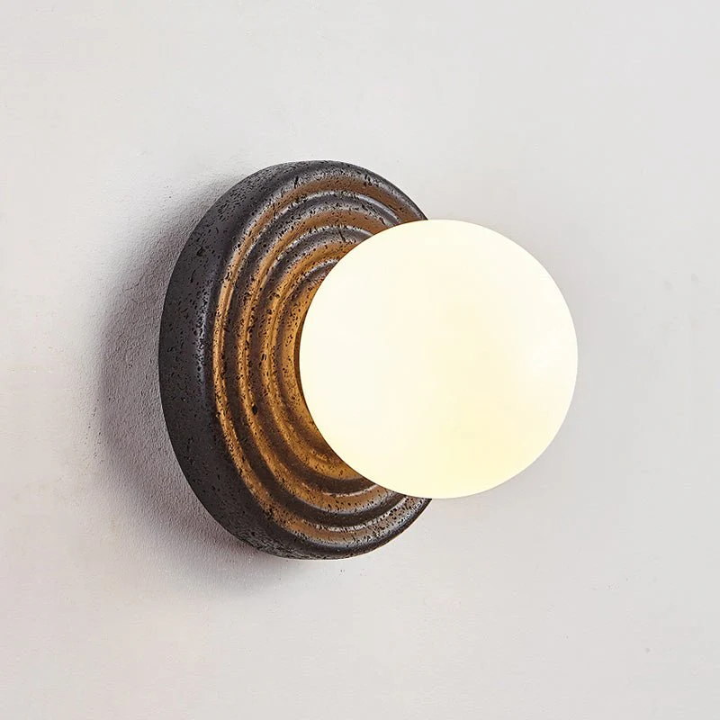 Lunara Travertine Wall Sconce - Image 7