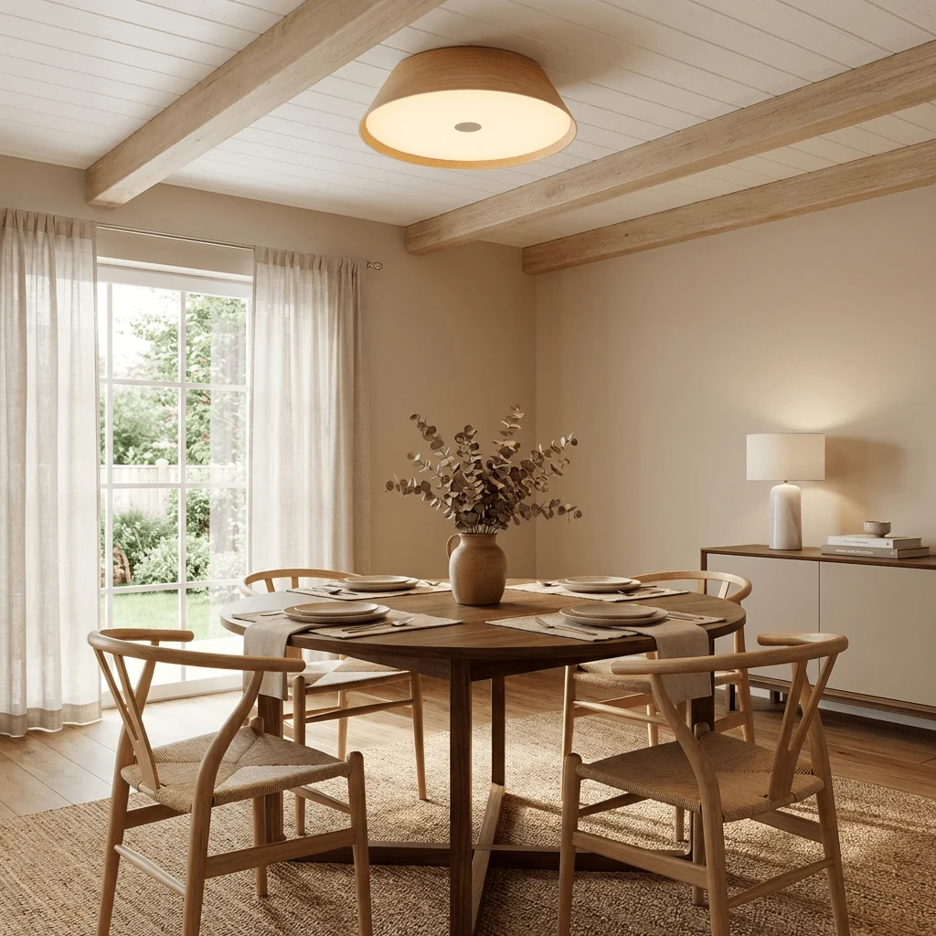 Lunara Wooden Ceiling Light - Image 2