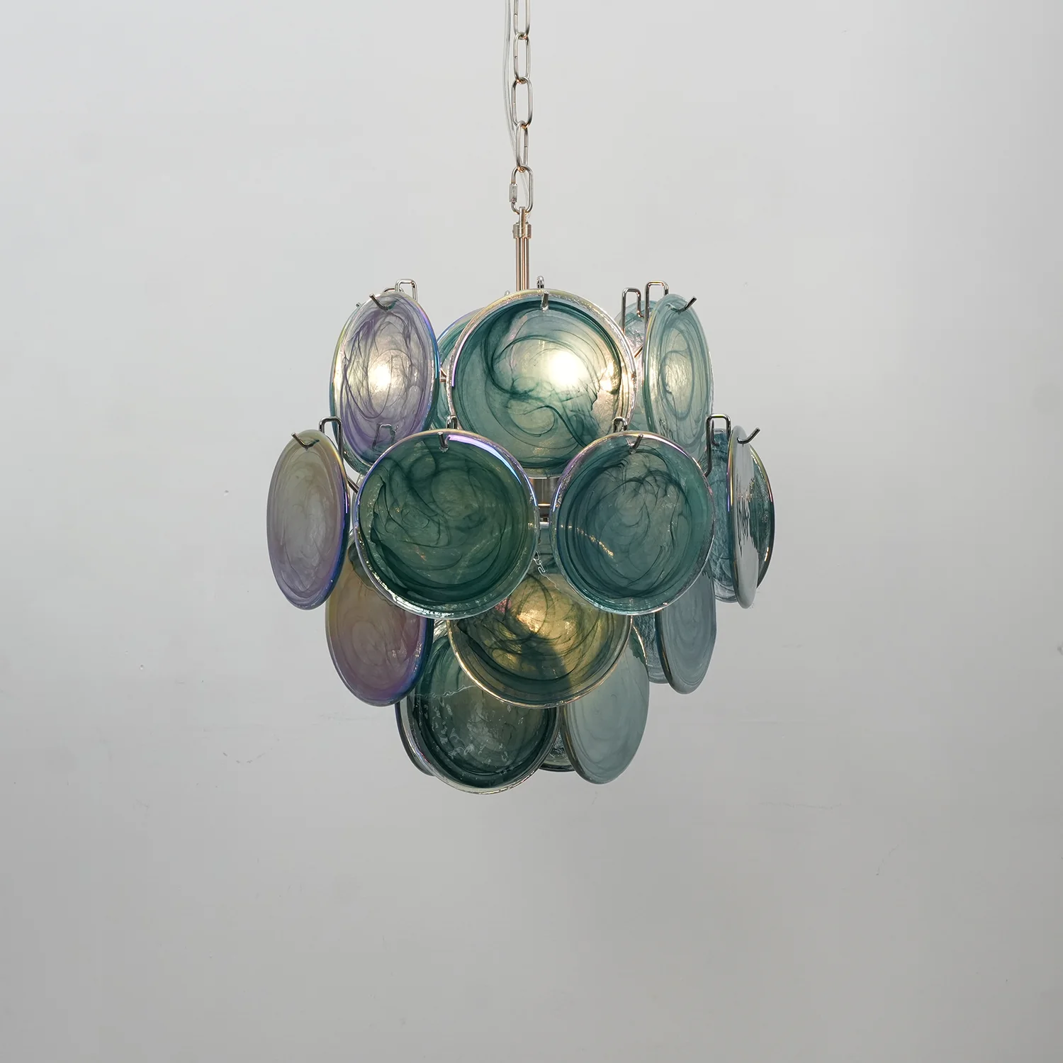 Lunaria Disc Murano Chandelier - Image 4