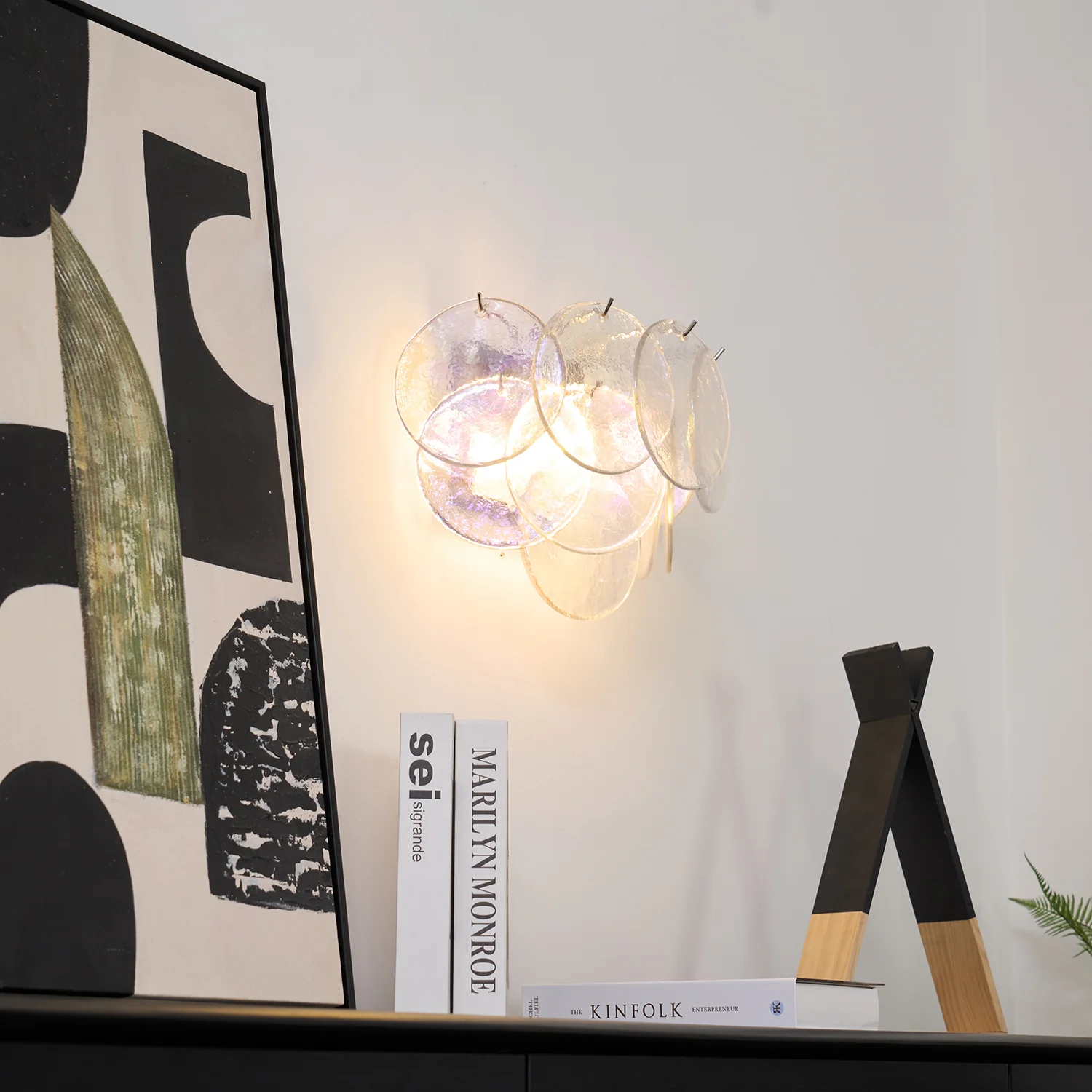 Lunaria Disc Murano Wall Lamp - Image 34