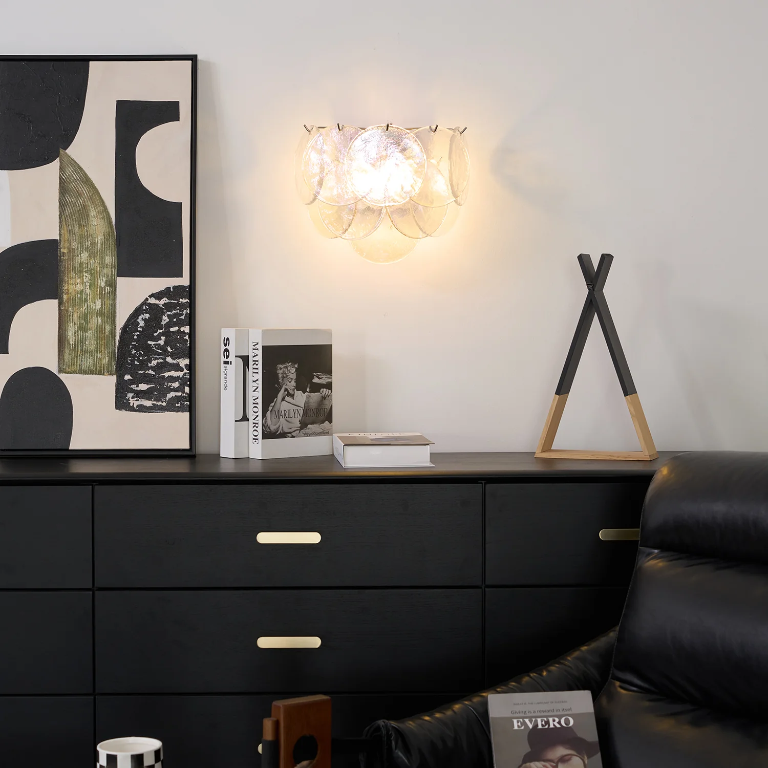 Lunaria Disc Murano Wall Lamp - Image 35