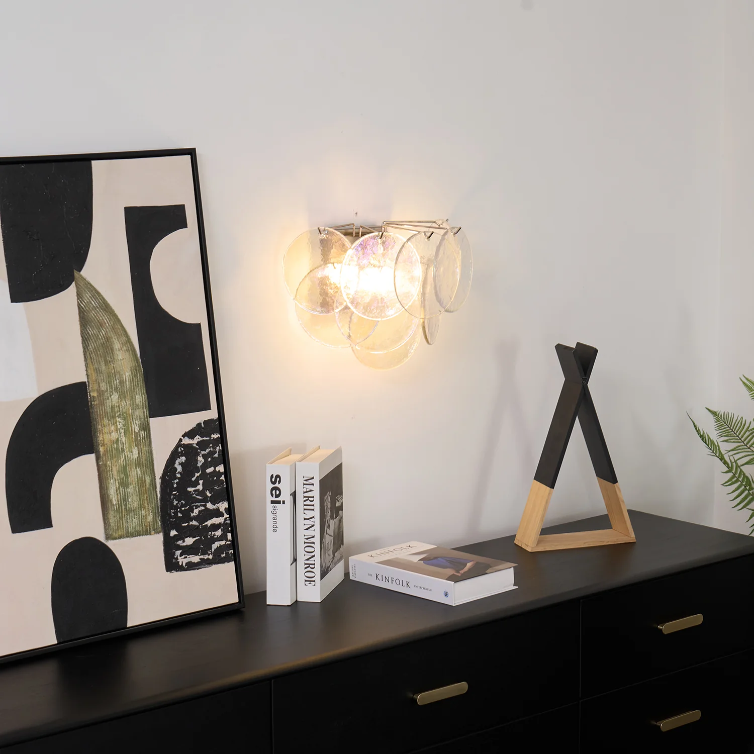 Lunaria Disc Murano Wall Lamp - Image 36