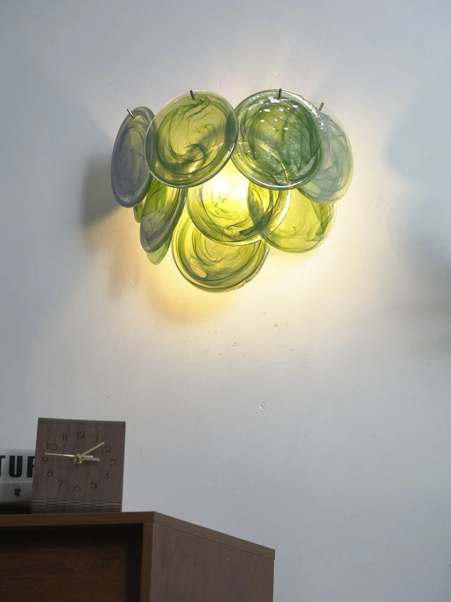 Lunaria Disc Murano Wall Lamp - Image 45