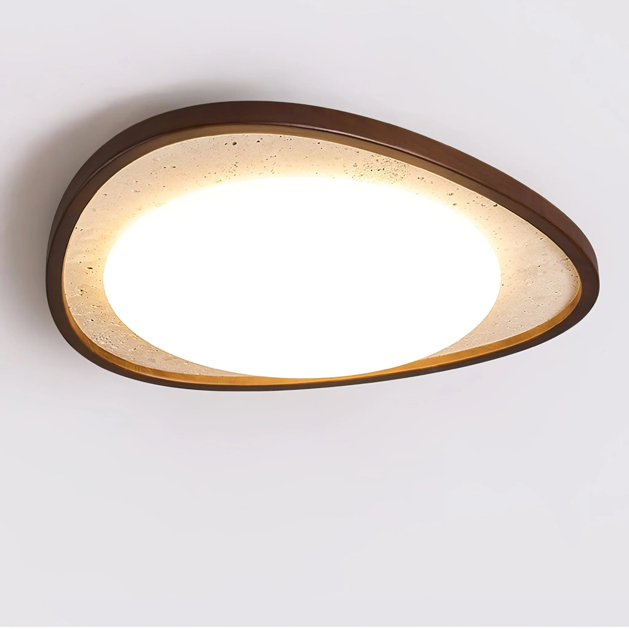 Lunaro Moonstone Travertine Ceiling Light - Image 9