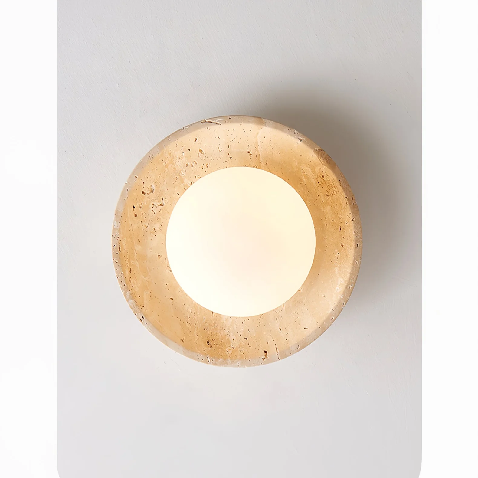 Lunaro Travertine Ceiling Lamp - Image 11