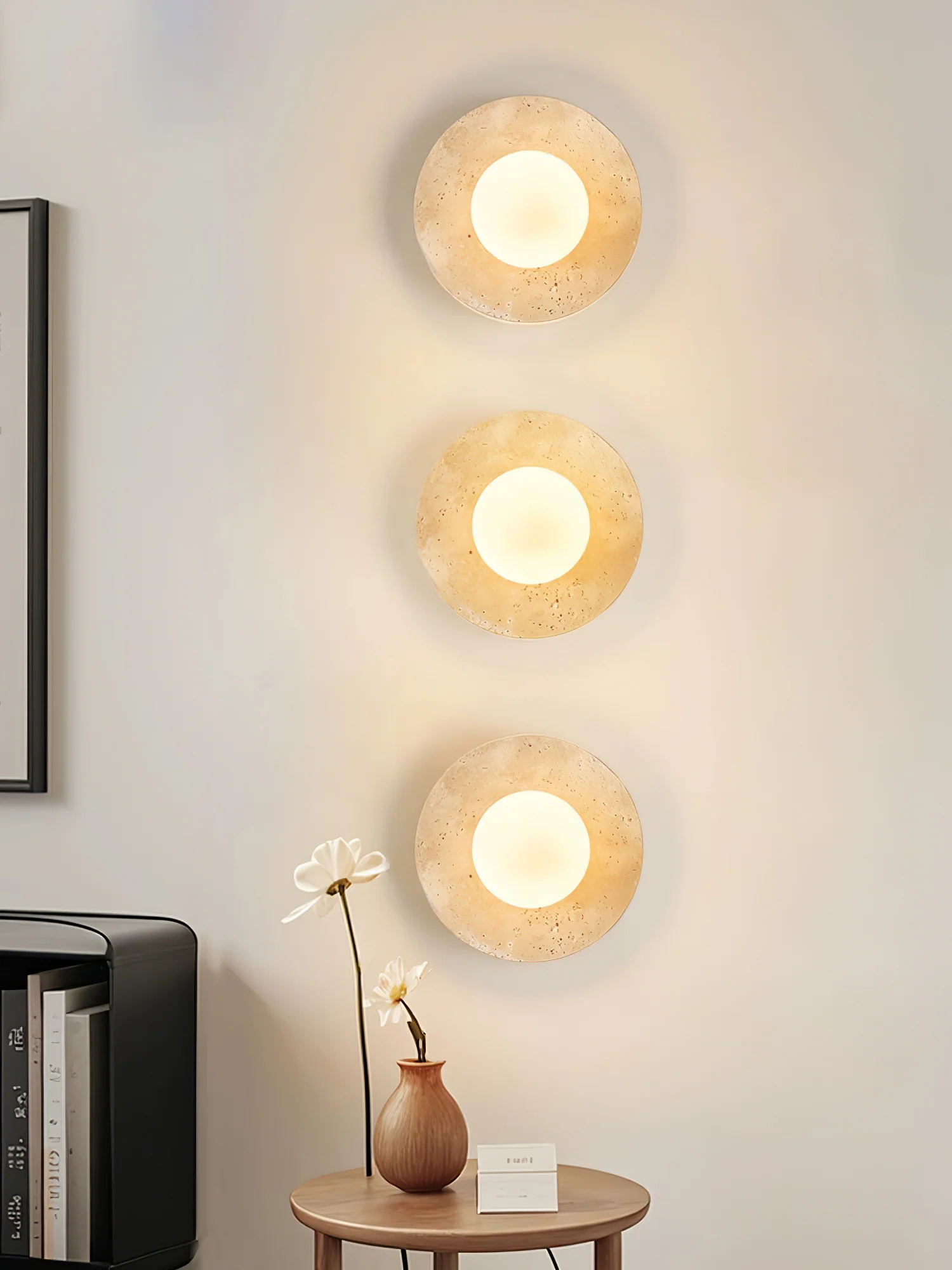 Lunaro Travertine Sconce - Image 11