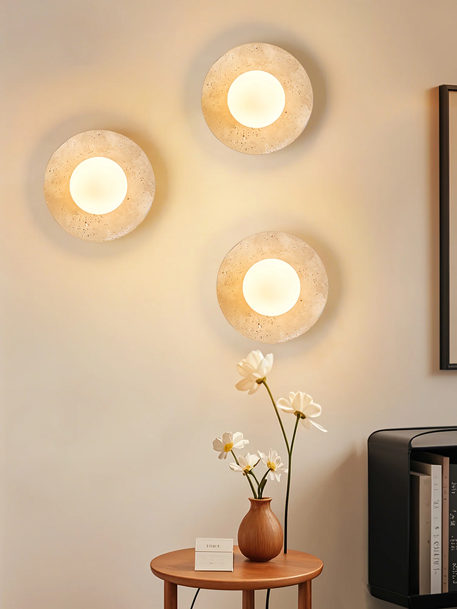 Lunaro Travertine Sconce - Image 12