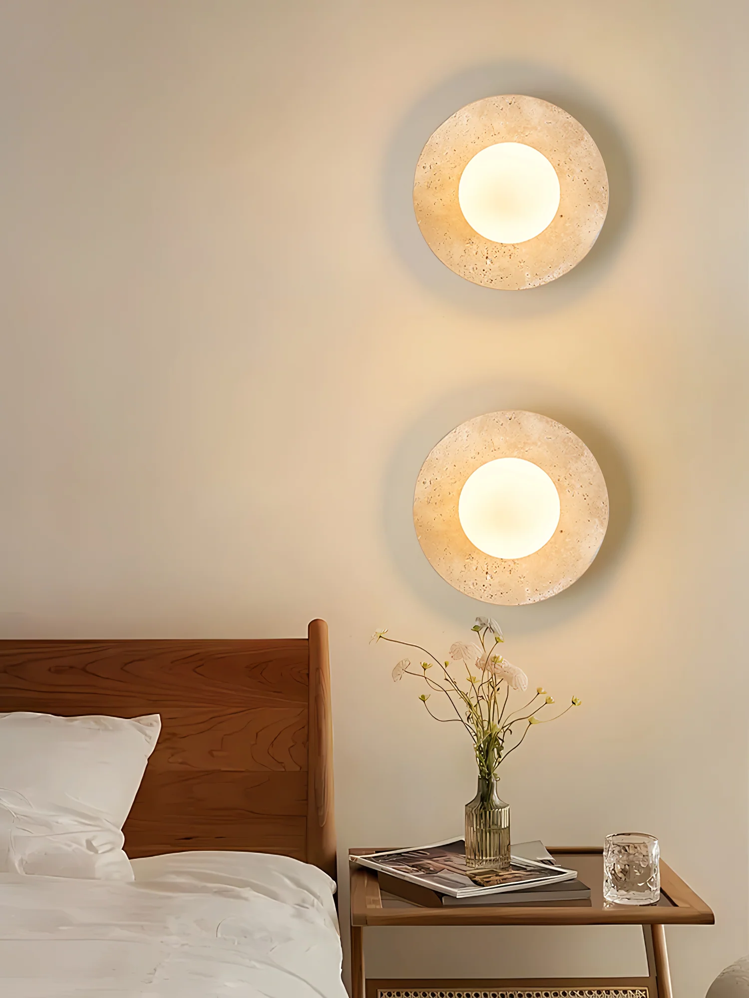 Lunaro Travertine Sconce - Image 17