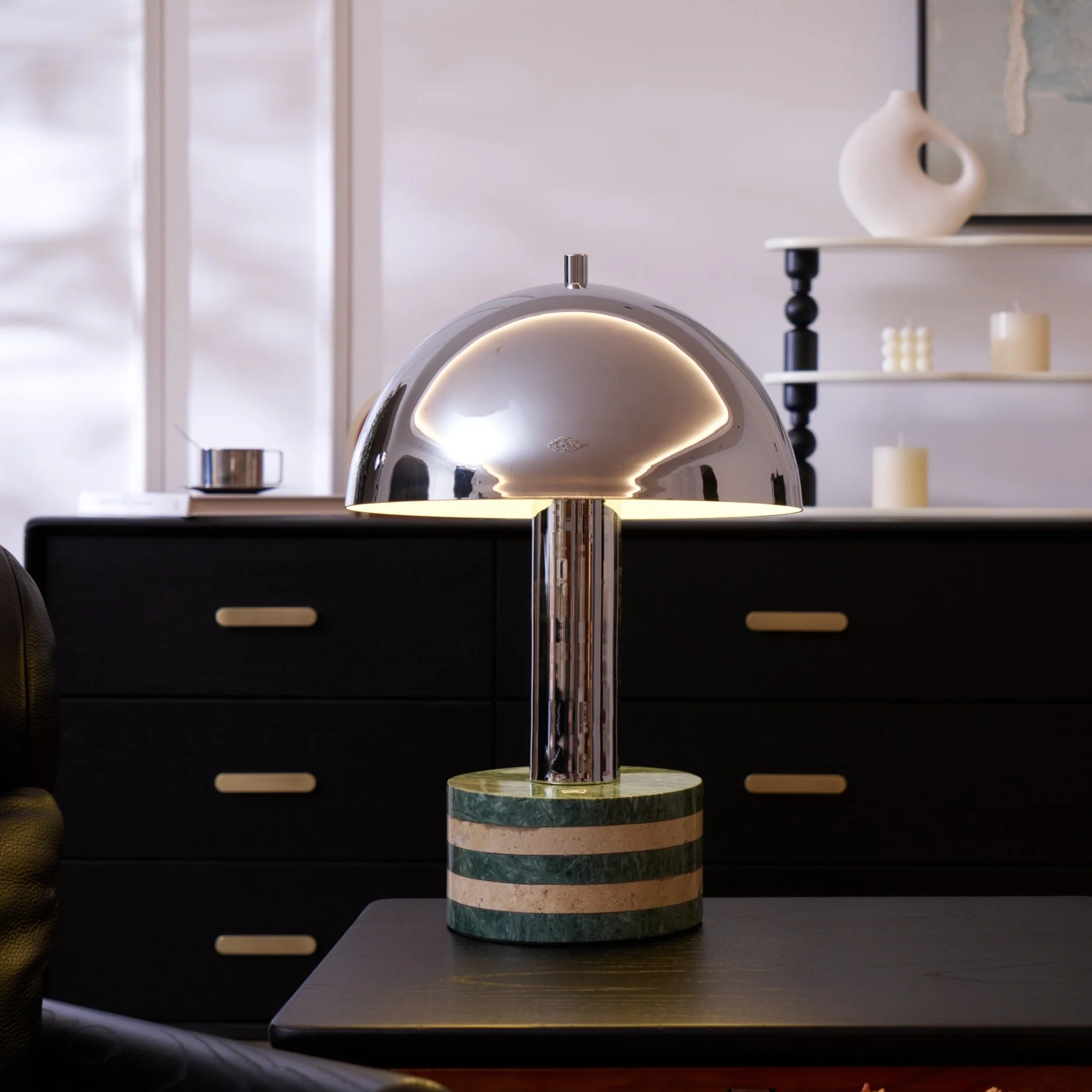 Luno Chrome Table Lamp - Image 15