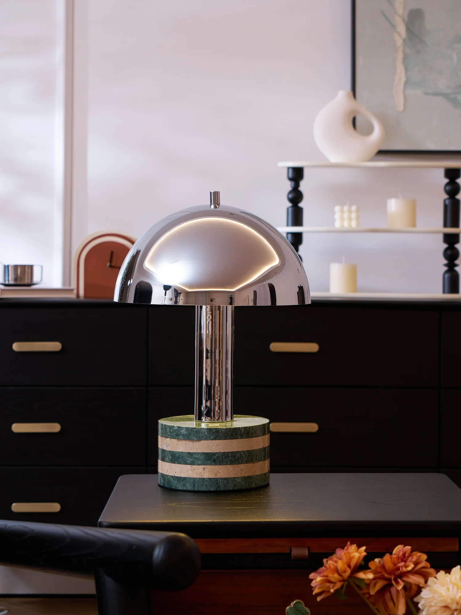 Luno Chrome Table Lamp - Image 28