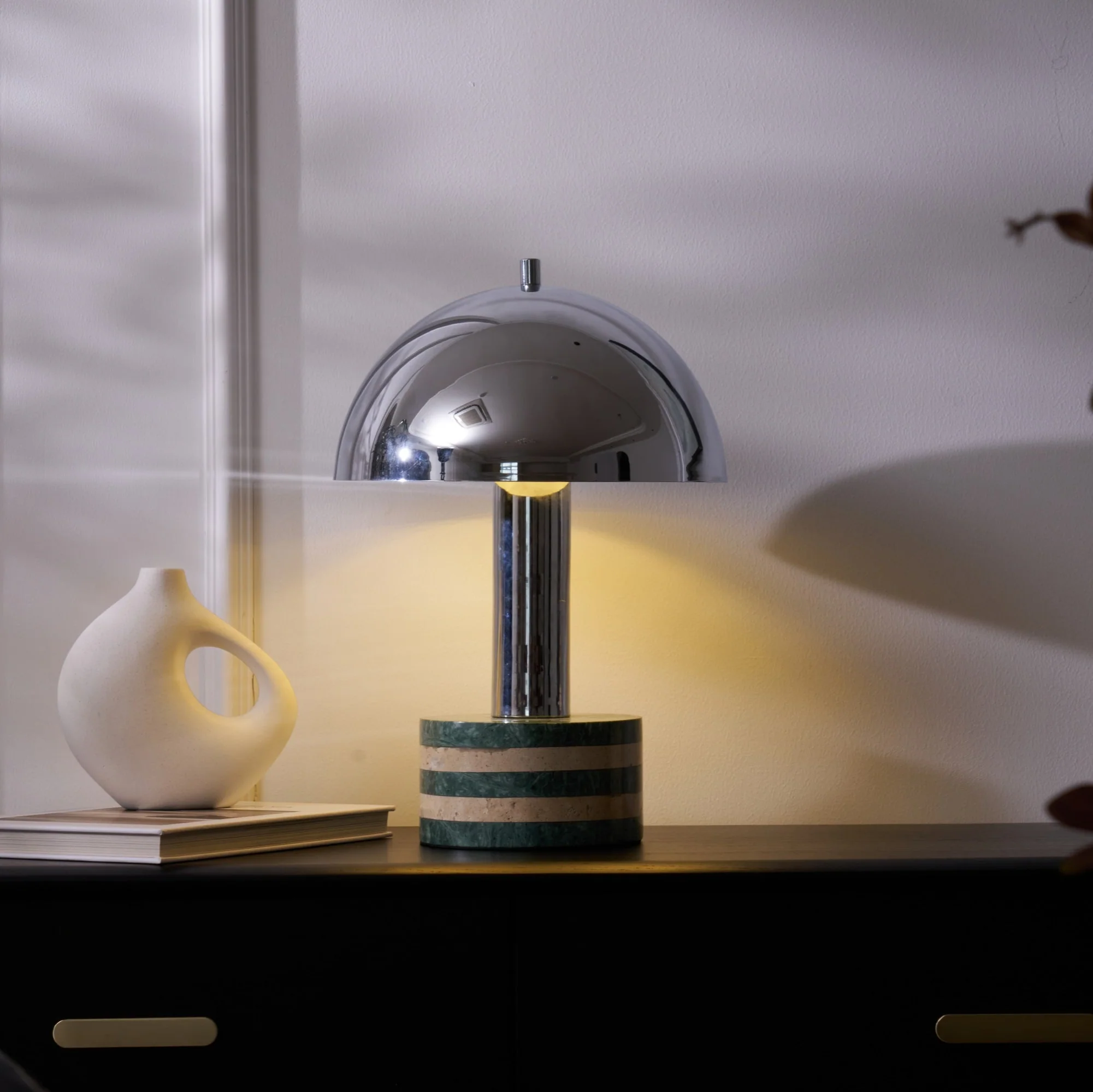 Luno Chrome Table Lamp - Image 4