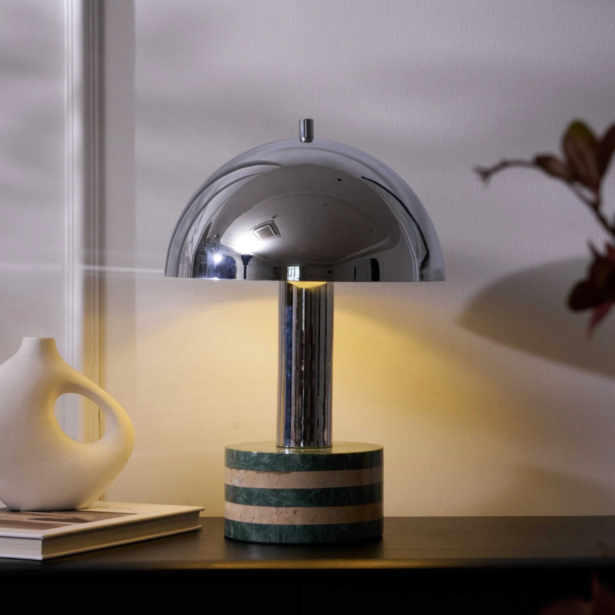 Luno Chrome Table Lamp - Image 7