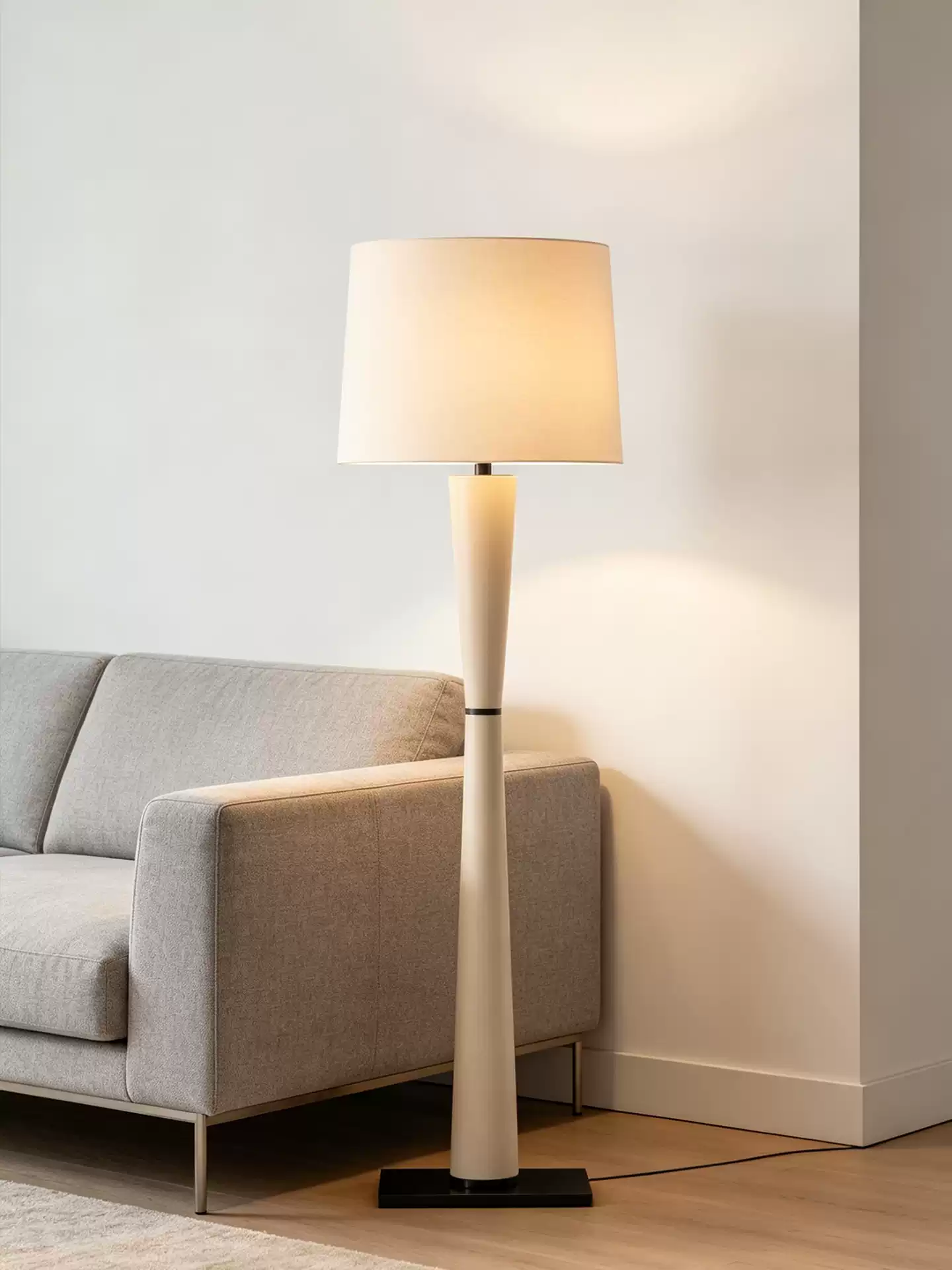 Luxe Leather Floor Lamp - Image 12