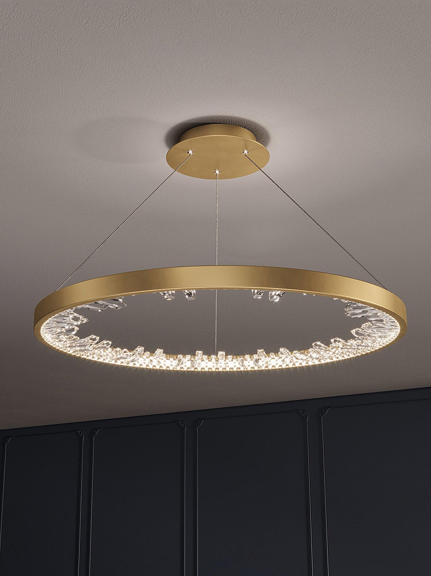 Luxury Circle Crystal Chandelier - Image 5