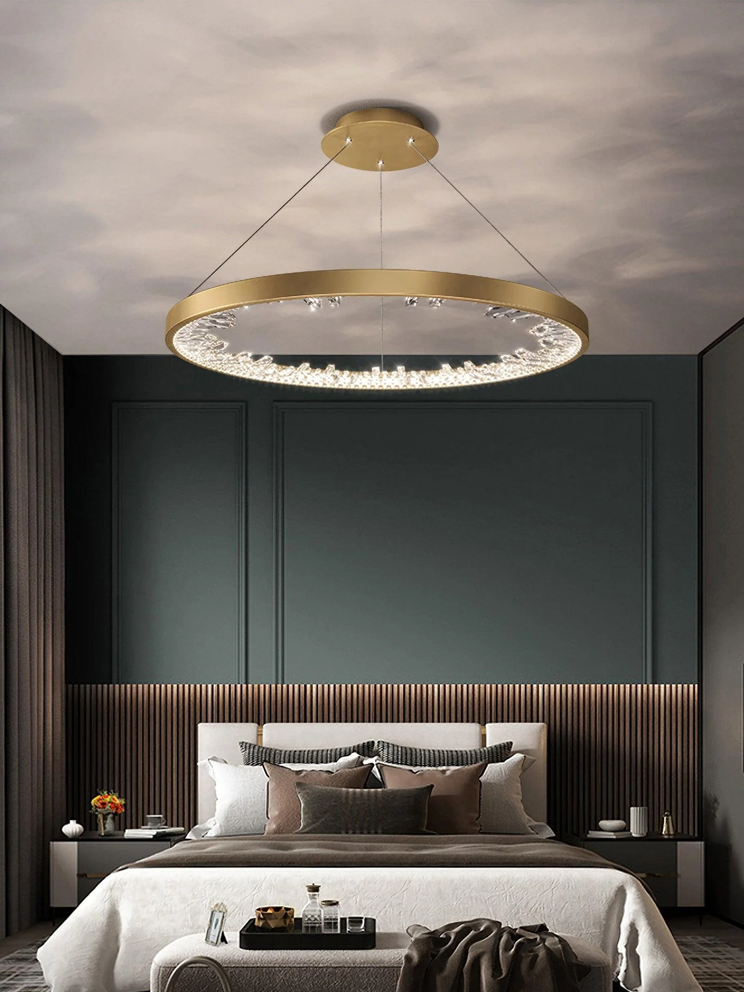Luxury Circle Crystal Chandelier - Image 7