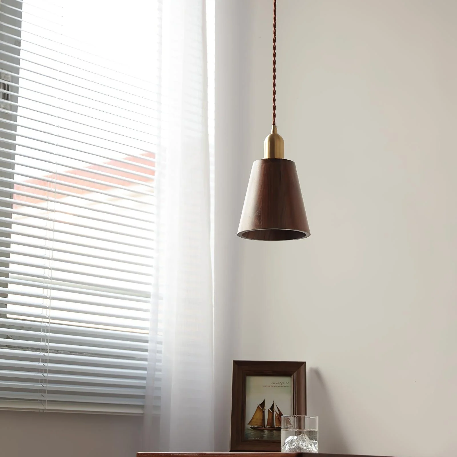 Lyfa Walnut Pendant Light - Image 11