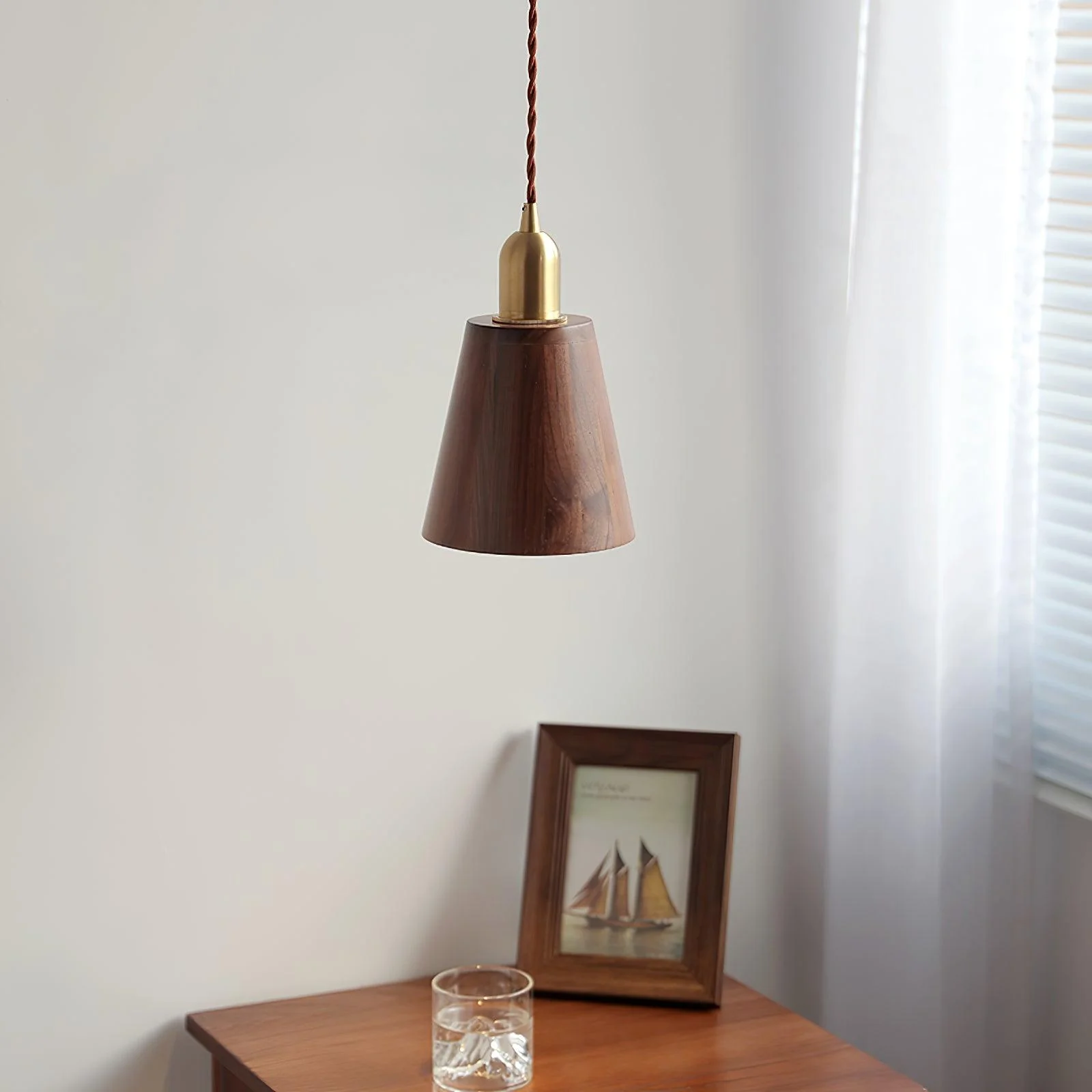 Lyfa Walnut Pendant Light - Image 13