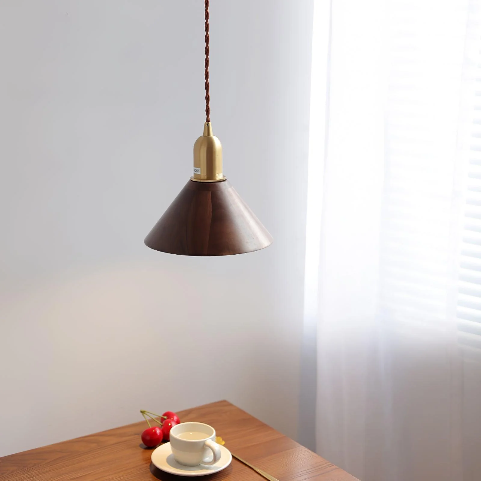 Lyfa Walnut Pendant Light - Image 15