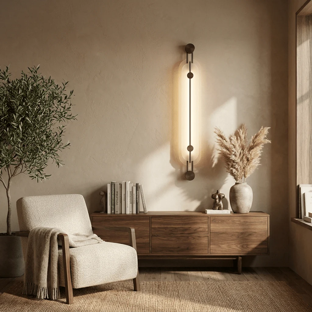Lyra Alabaster Wall Sconce - Image 6