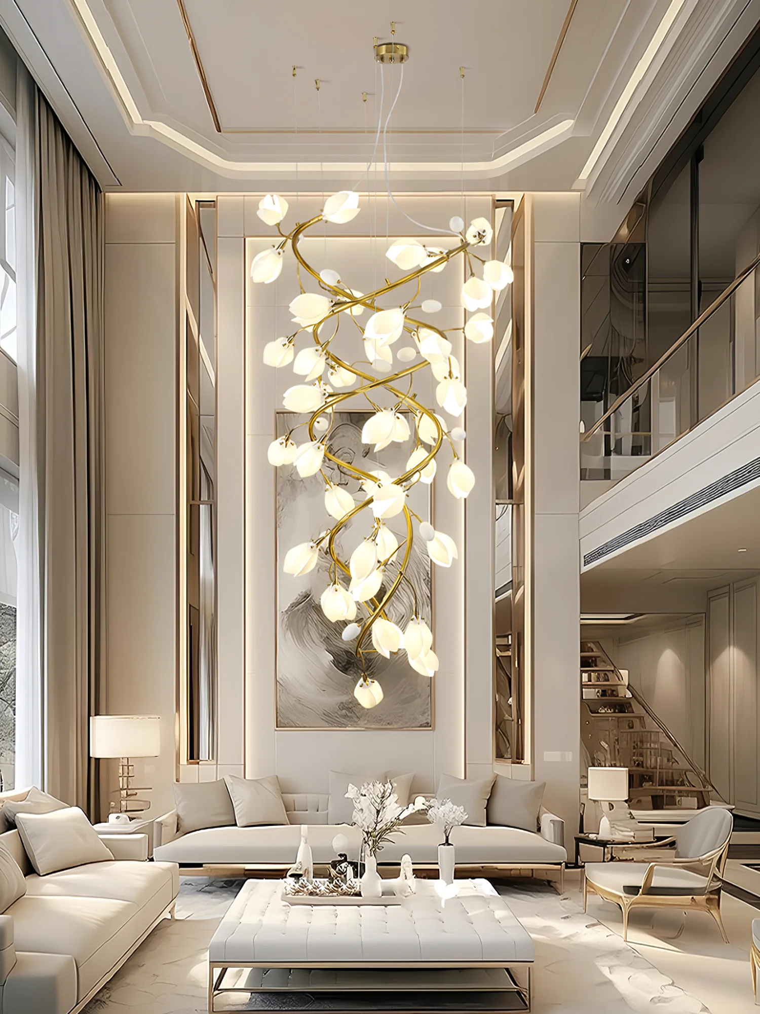 Lysandra Cascade Stairs Chandelier - Image 16