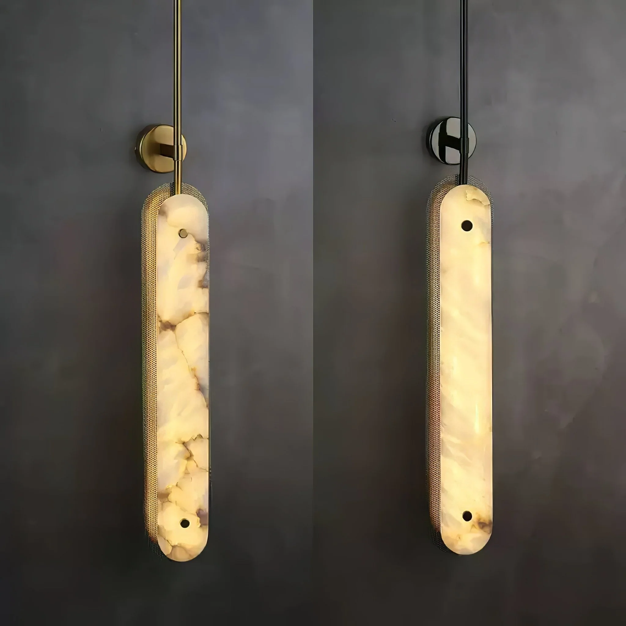 Lysandra Alabaster Wall Sconce - Image 4