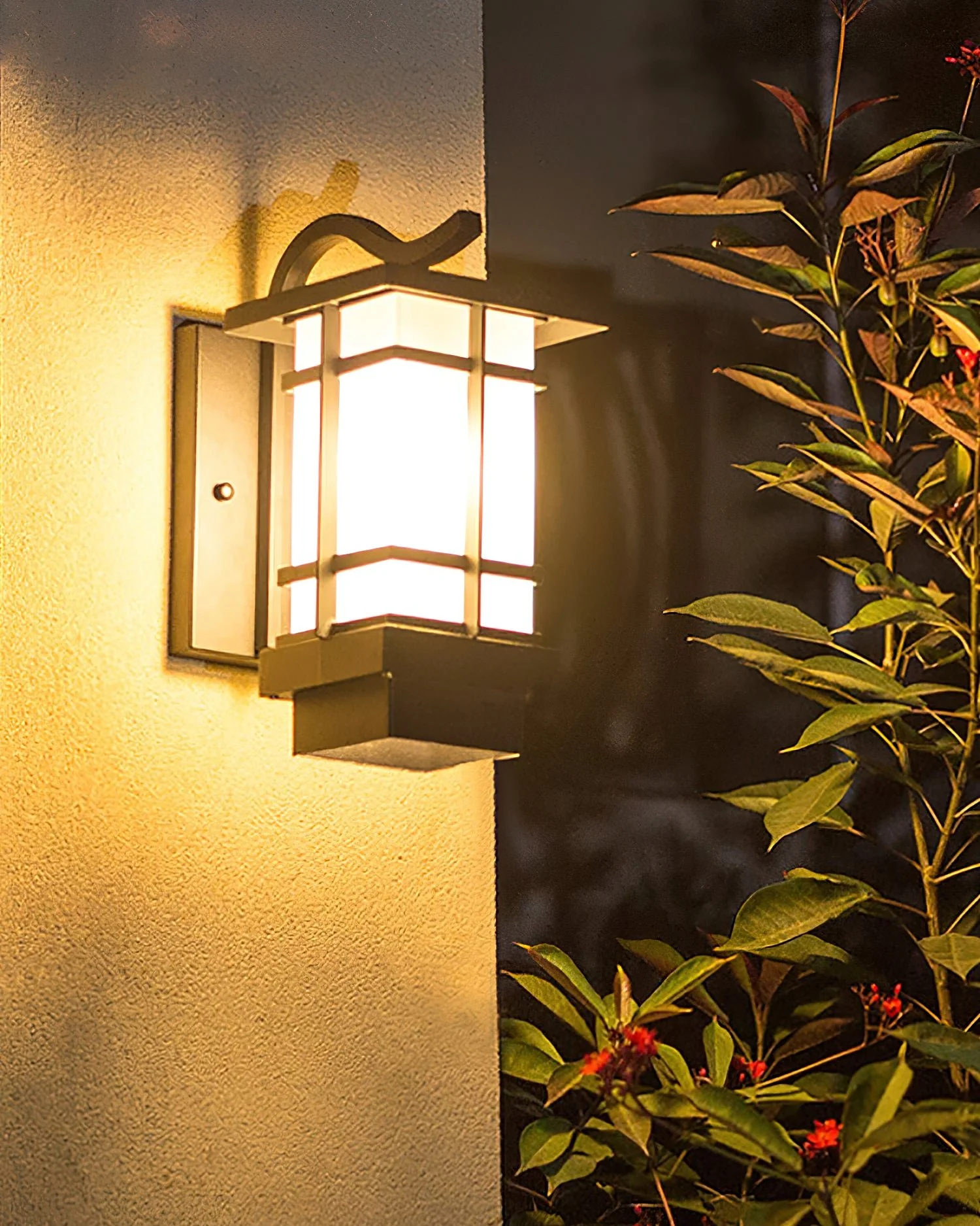 Madison Lantern Outdoor Wall Lamp - Image 3