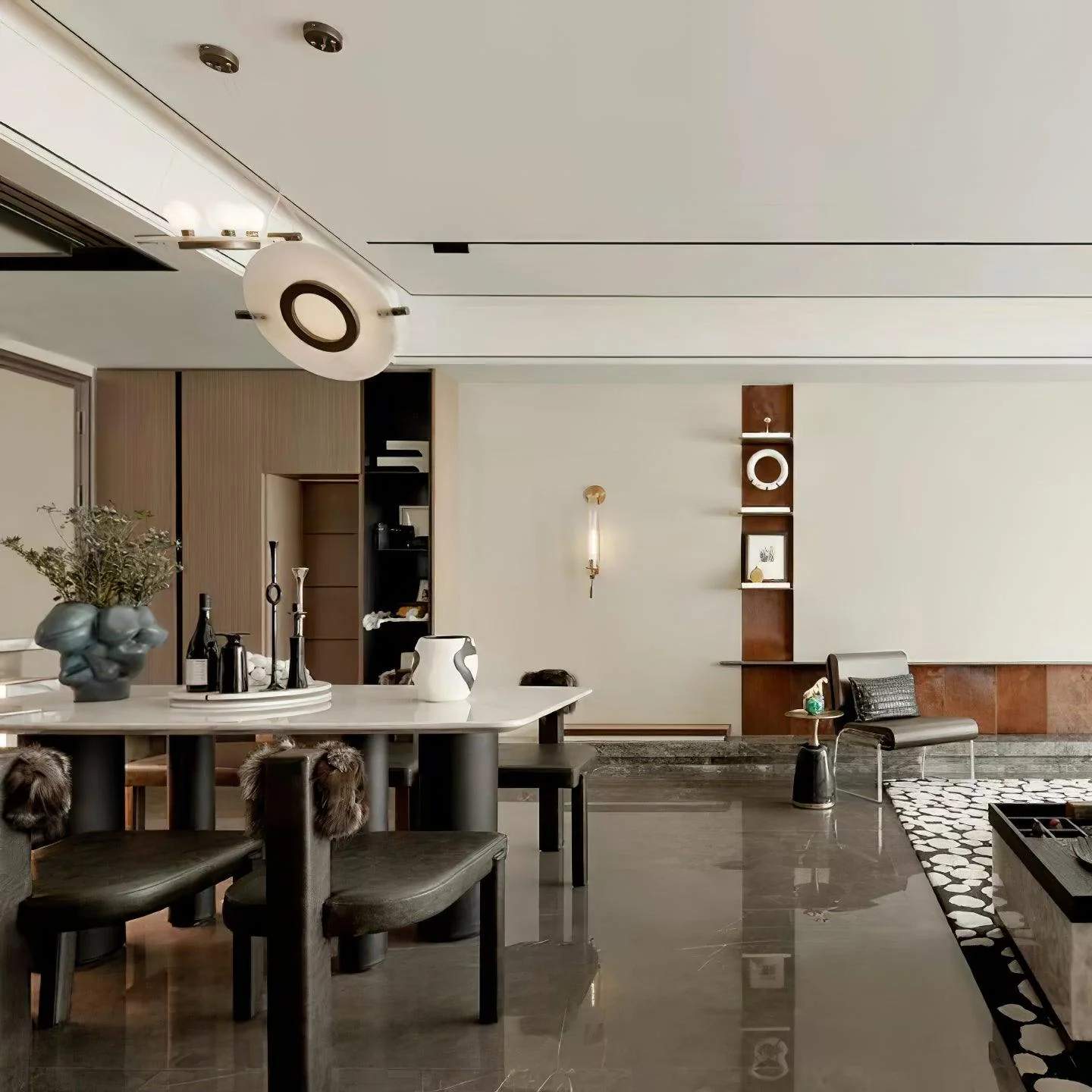Magma Alabaster Pendant Lamp - Image 7