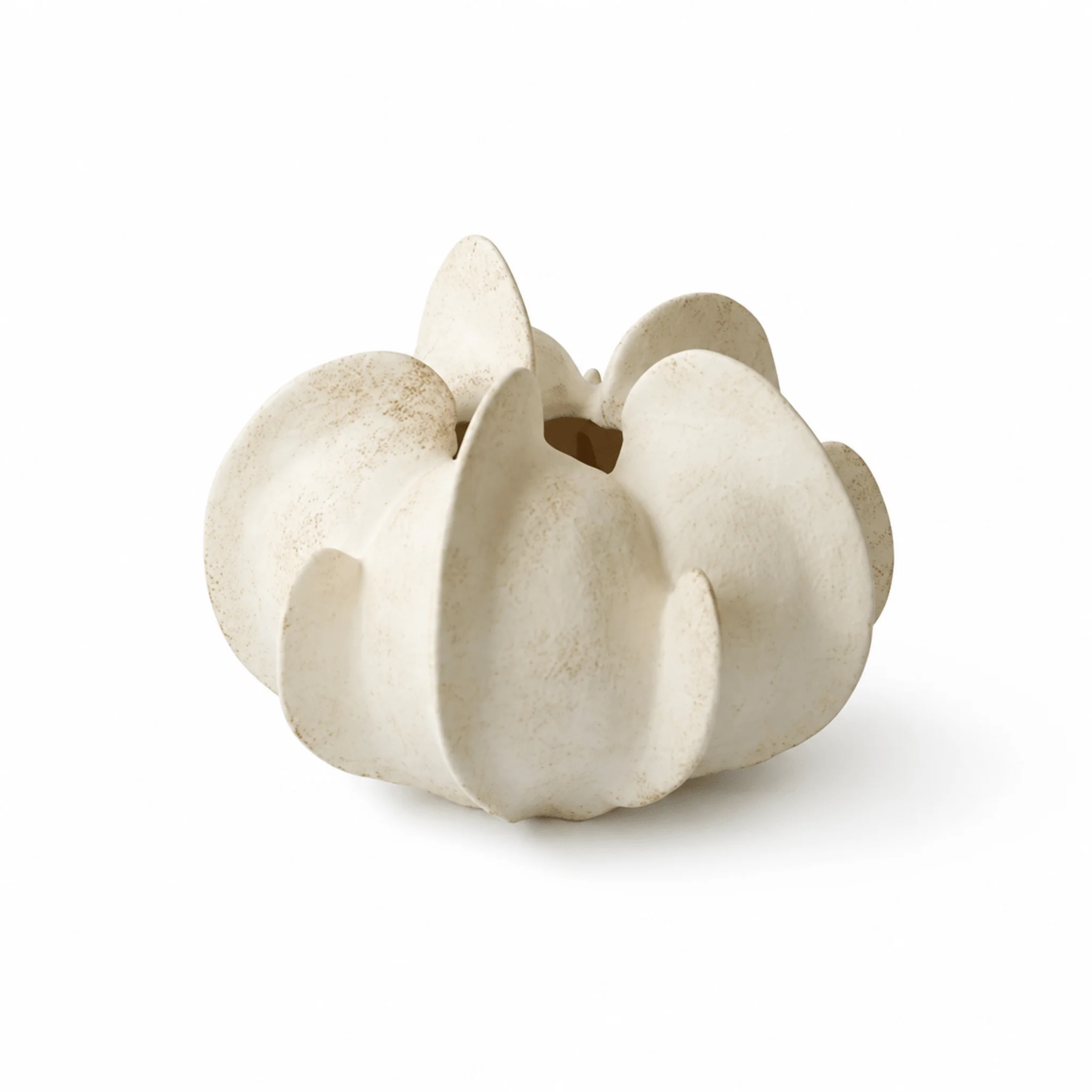 Magnolia Bloom Ceramic Sculpture Vase - Image 10
