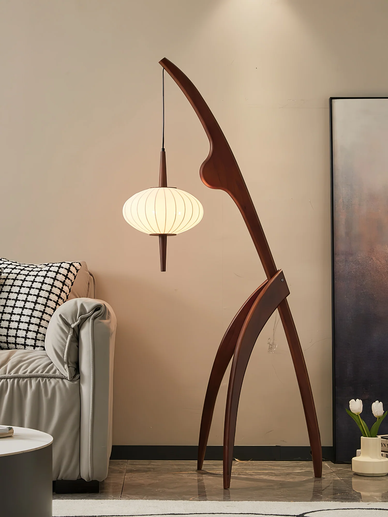 Mantis Wood Floor Lamp - Image 15