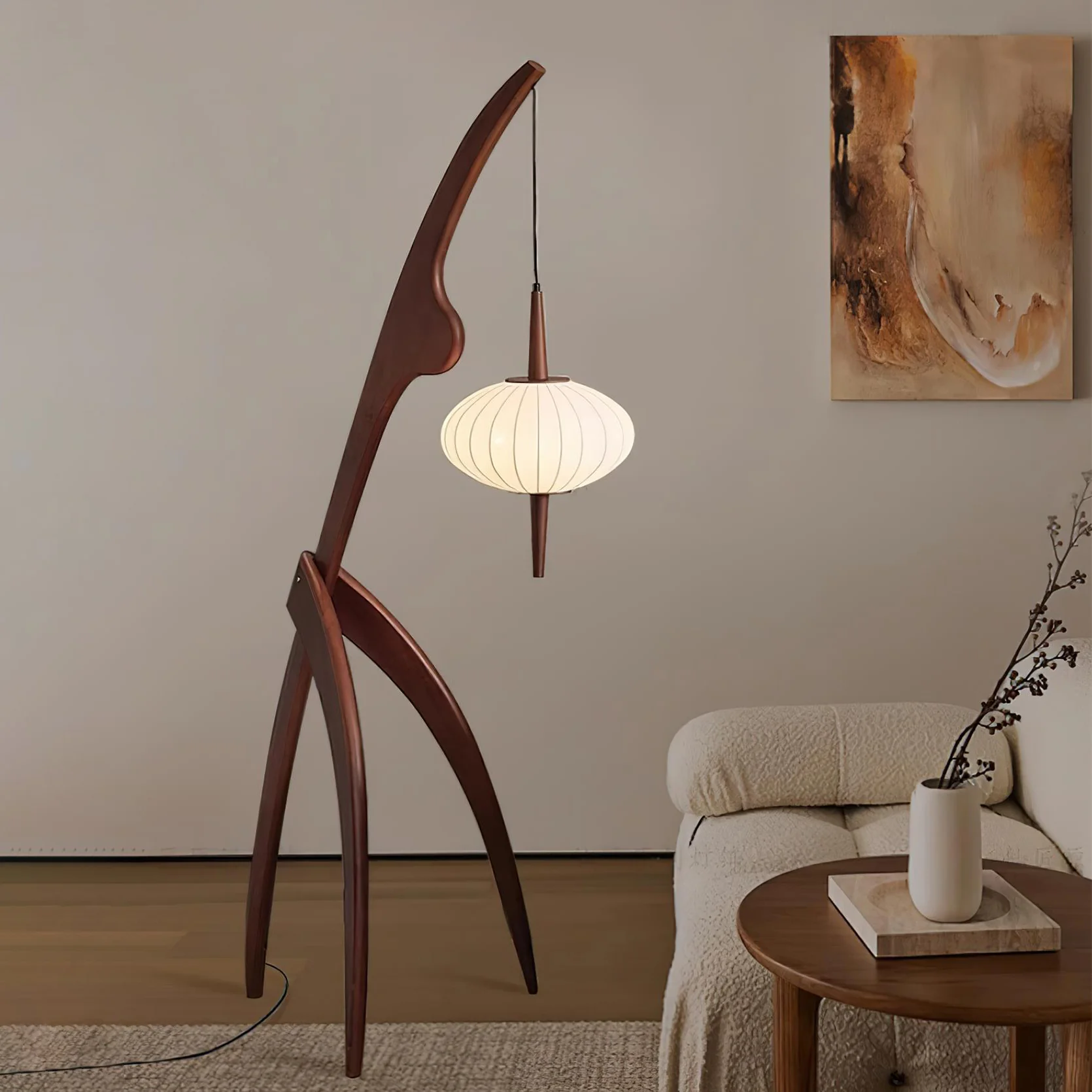 Mantis Wood Floor Lamp - Image 3
