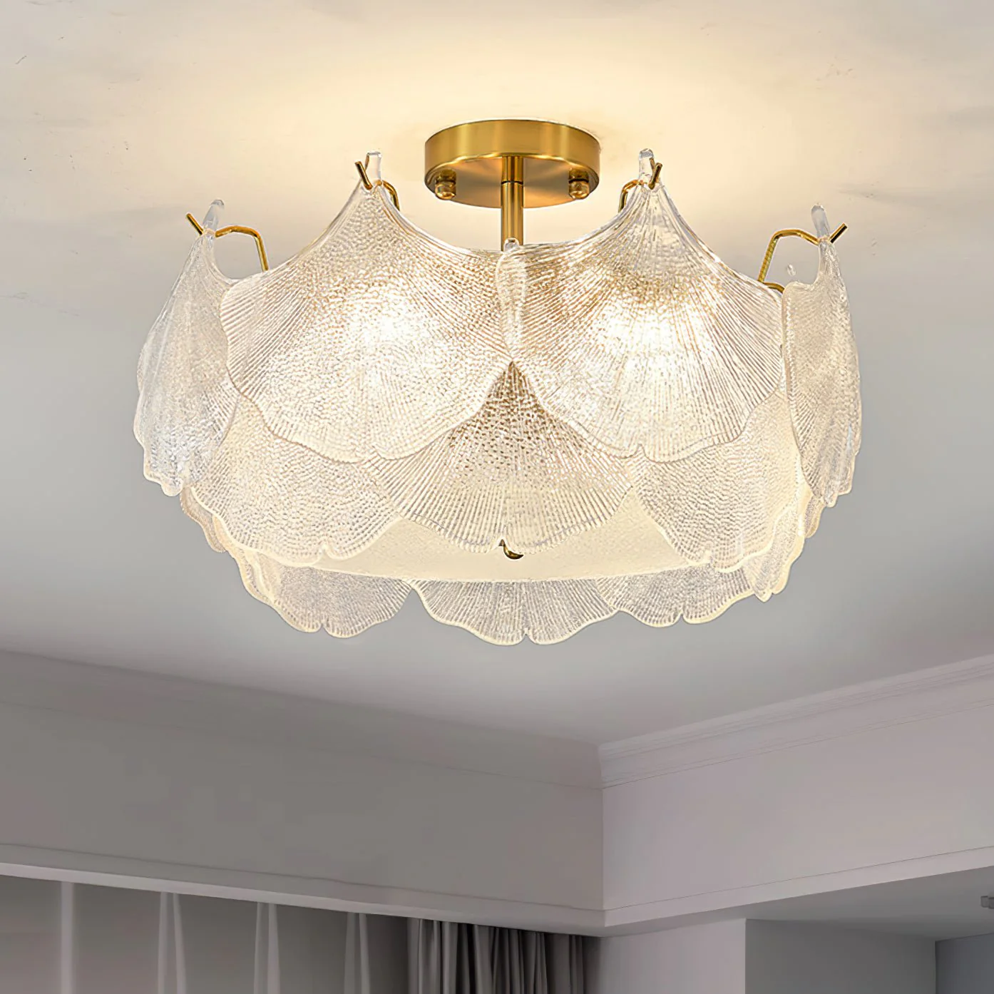 Maple Leaf Cluster Ceiling Light - Image 3
