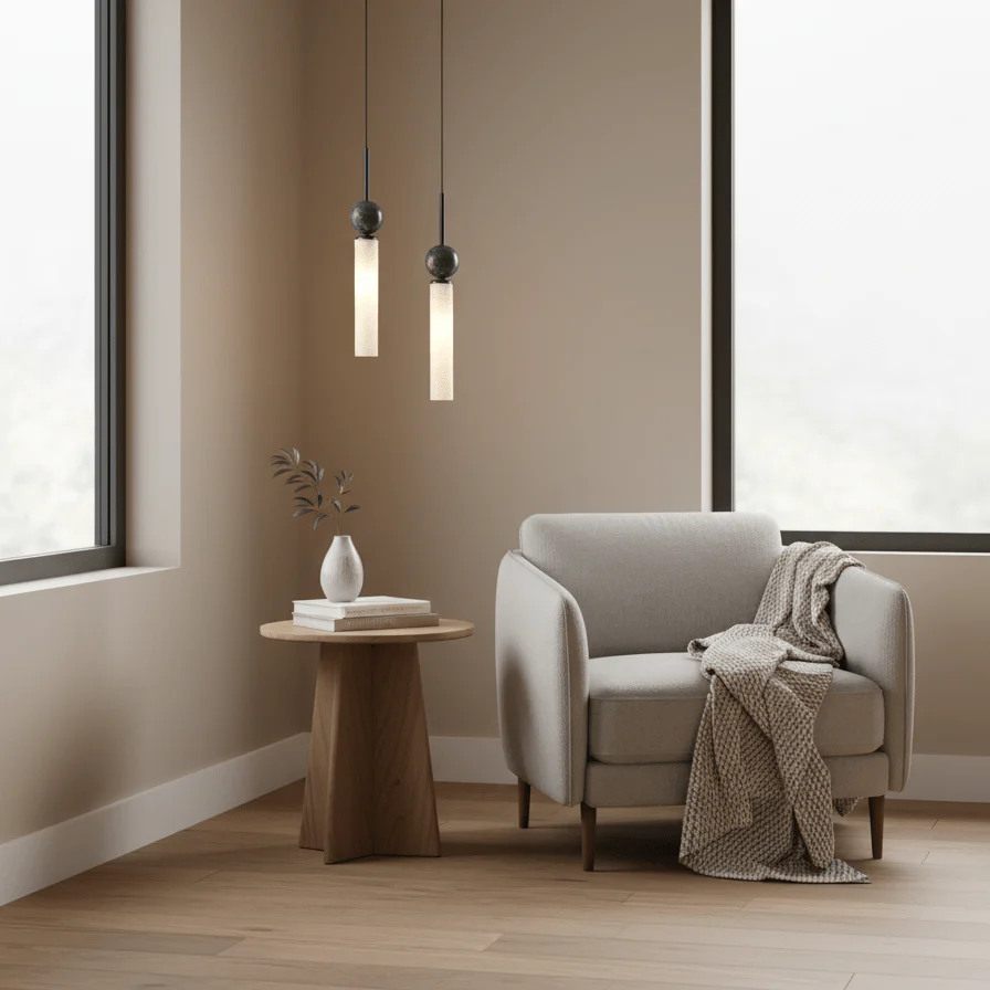 Marble Vertical Pendant Lamp - Image 4