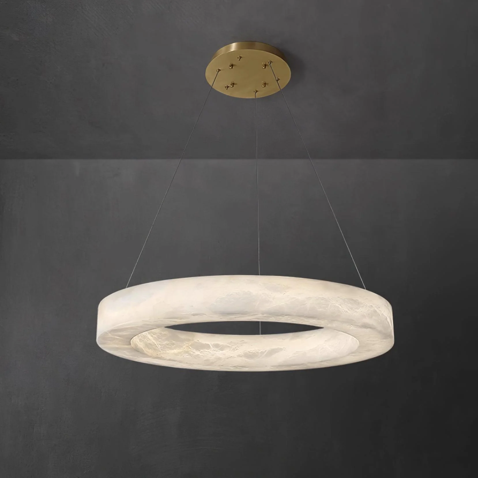 Marika Alabaster Chandelier - Image 13