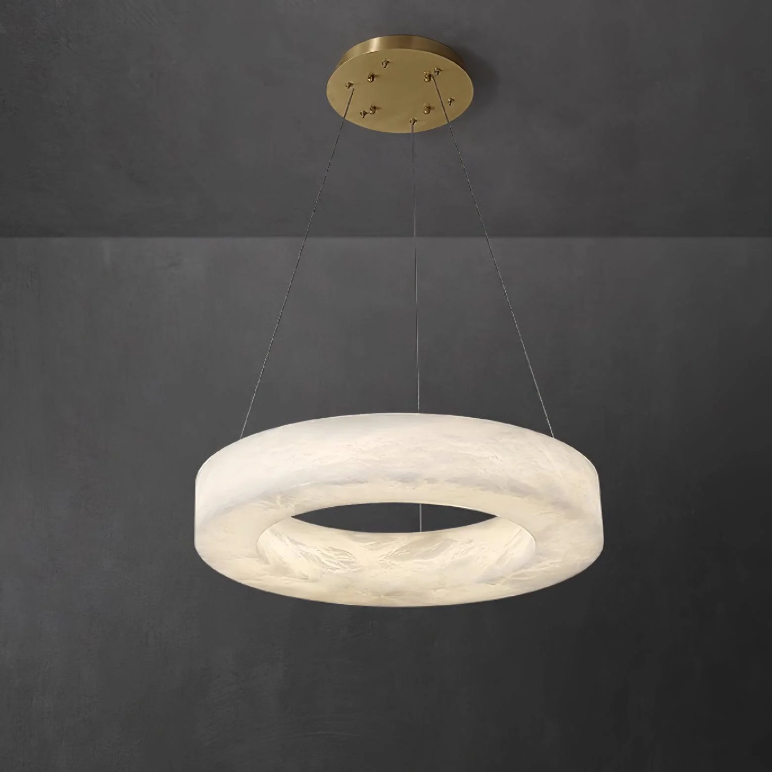 Marika Alabaster Chandelier - Image 14