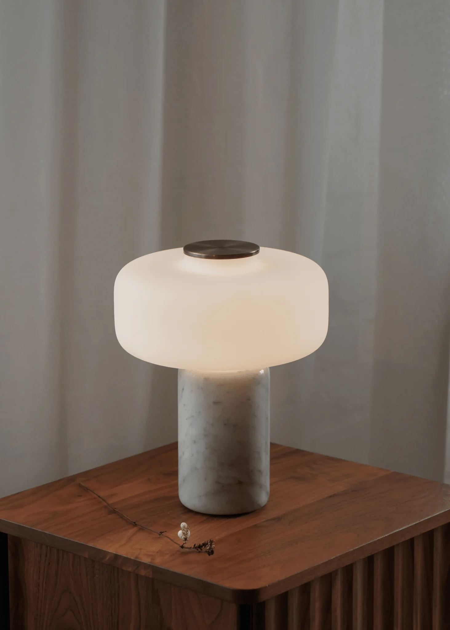 Maris Rechargeable Marble Table Lamp - Image 11