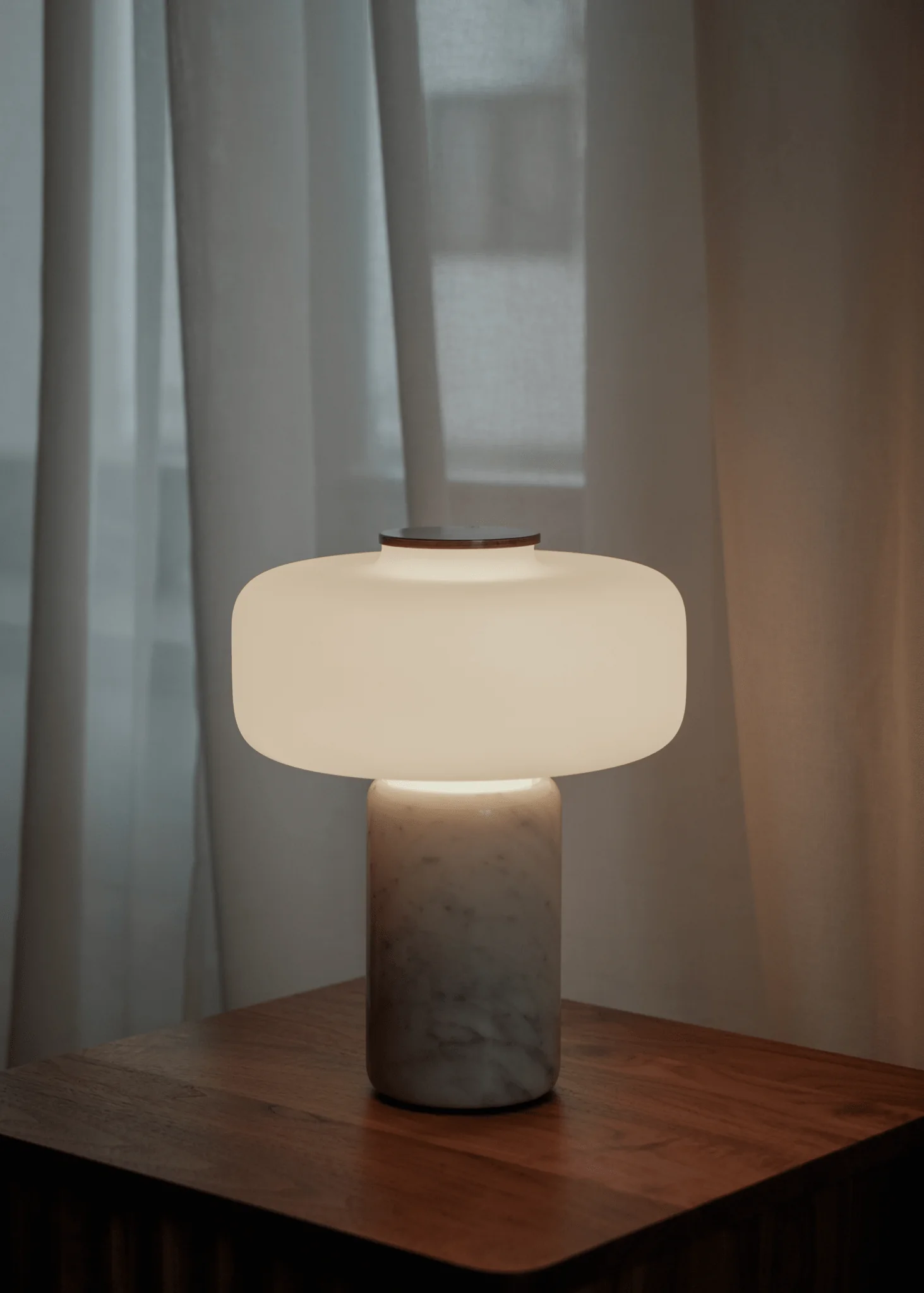 Maris Rechargeable Marble Table Lamp - Image 15