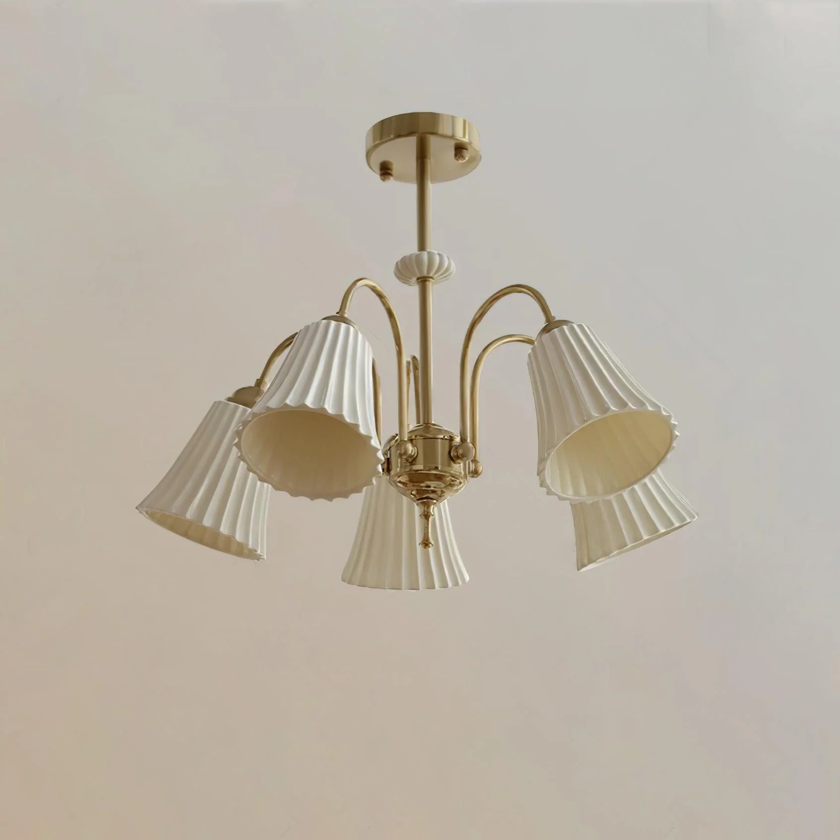 Medieval Ceramic Trumpet Chandelier - Image 32
