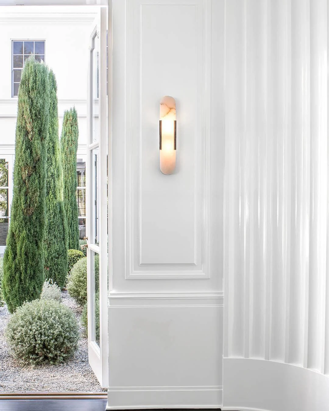 Melange Elongated Alabaster Wall Lamp - Image 37