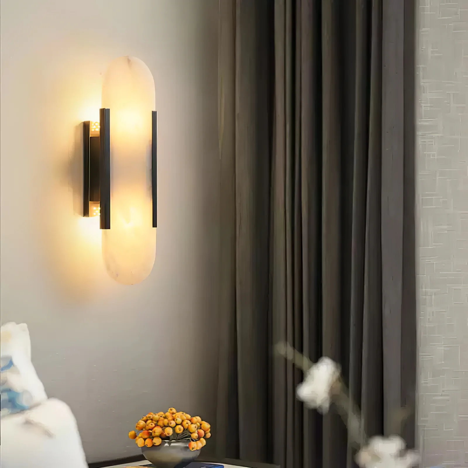 Melange Elongated Alabaster Wall Lamp - Image 104